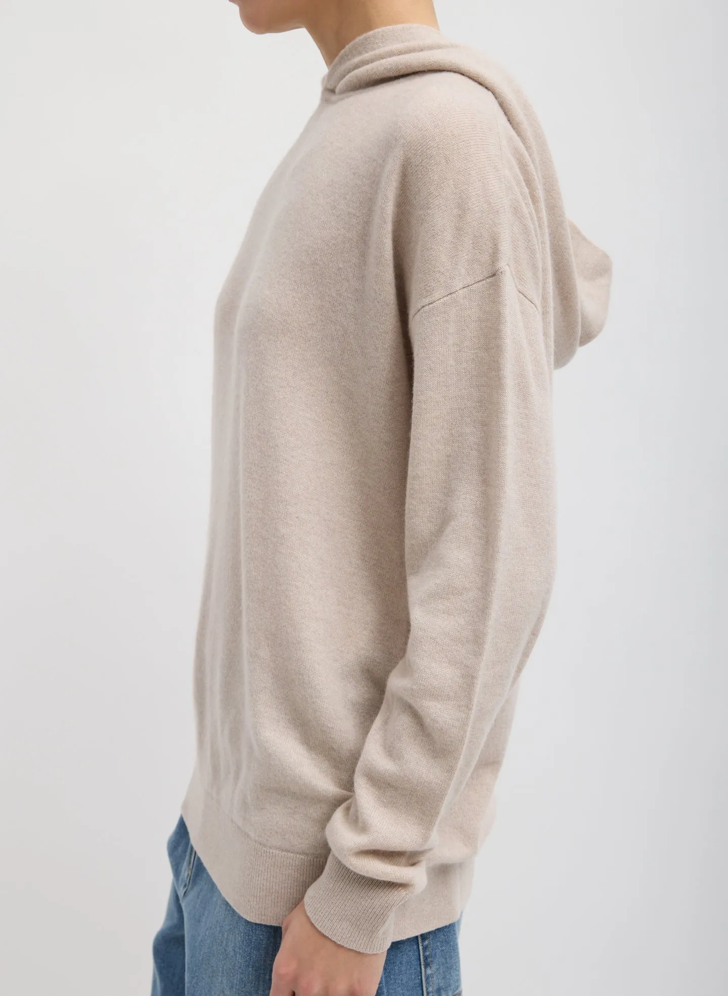 Washable Cashmere Easy Men's Hoodie sold by Tibi product image thumbnail 4