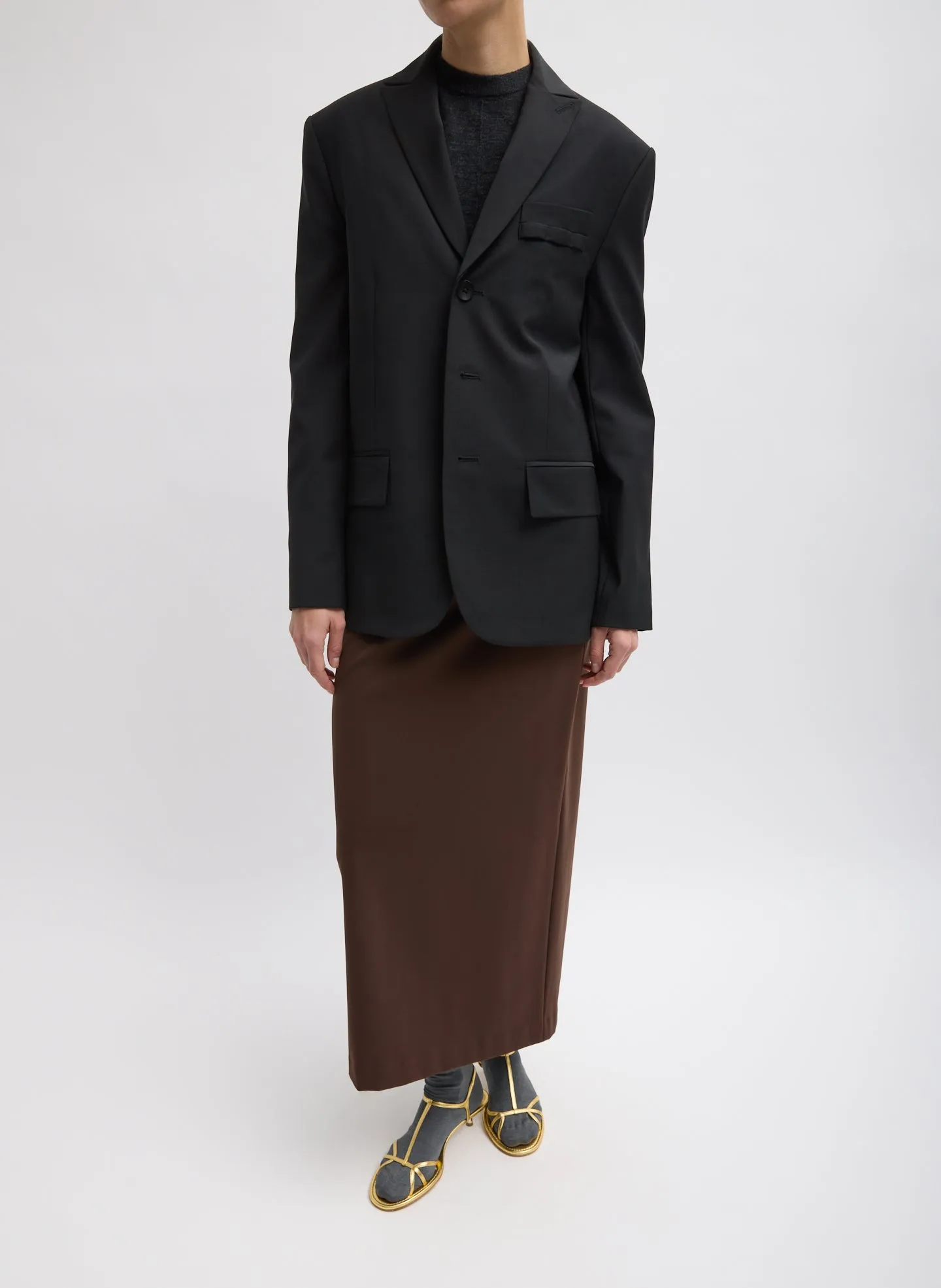 Compact Ultra Stretch Knit Pencil Skirt sold by Tibi product image thumbnail 4