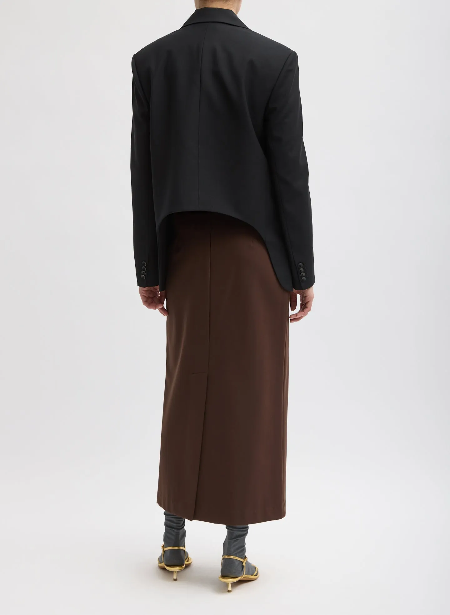 Compact Ultra Stretch Knit Pencil Skirt sold by Tibi product image thumbnail 5