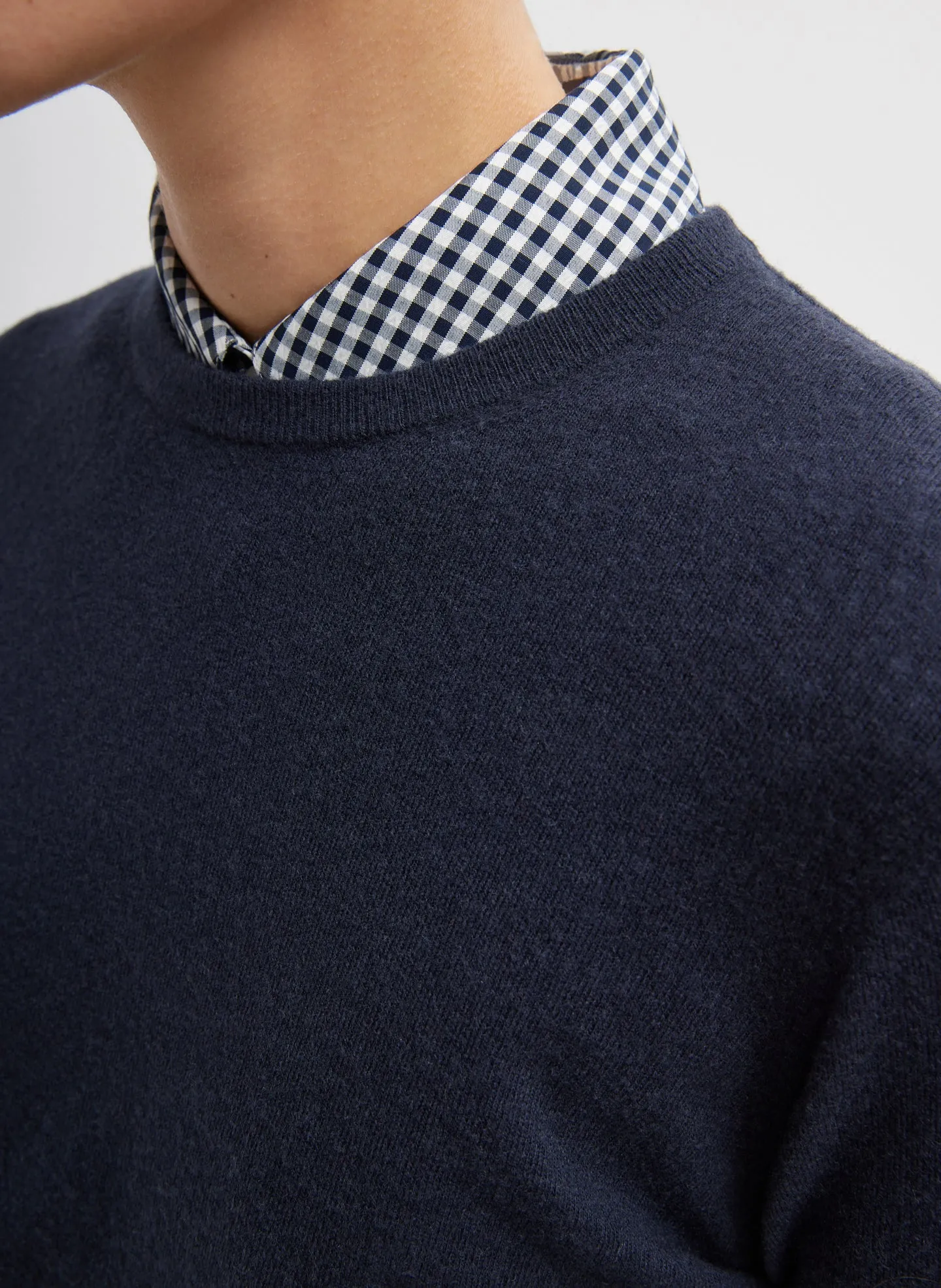 Skinlike Mercerized Wool Shrunken Tee sold by Tibi product image thumbnail 2