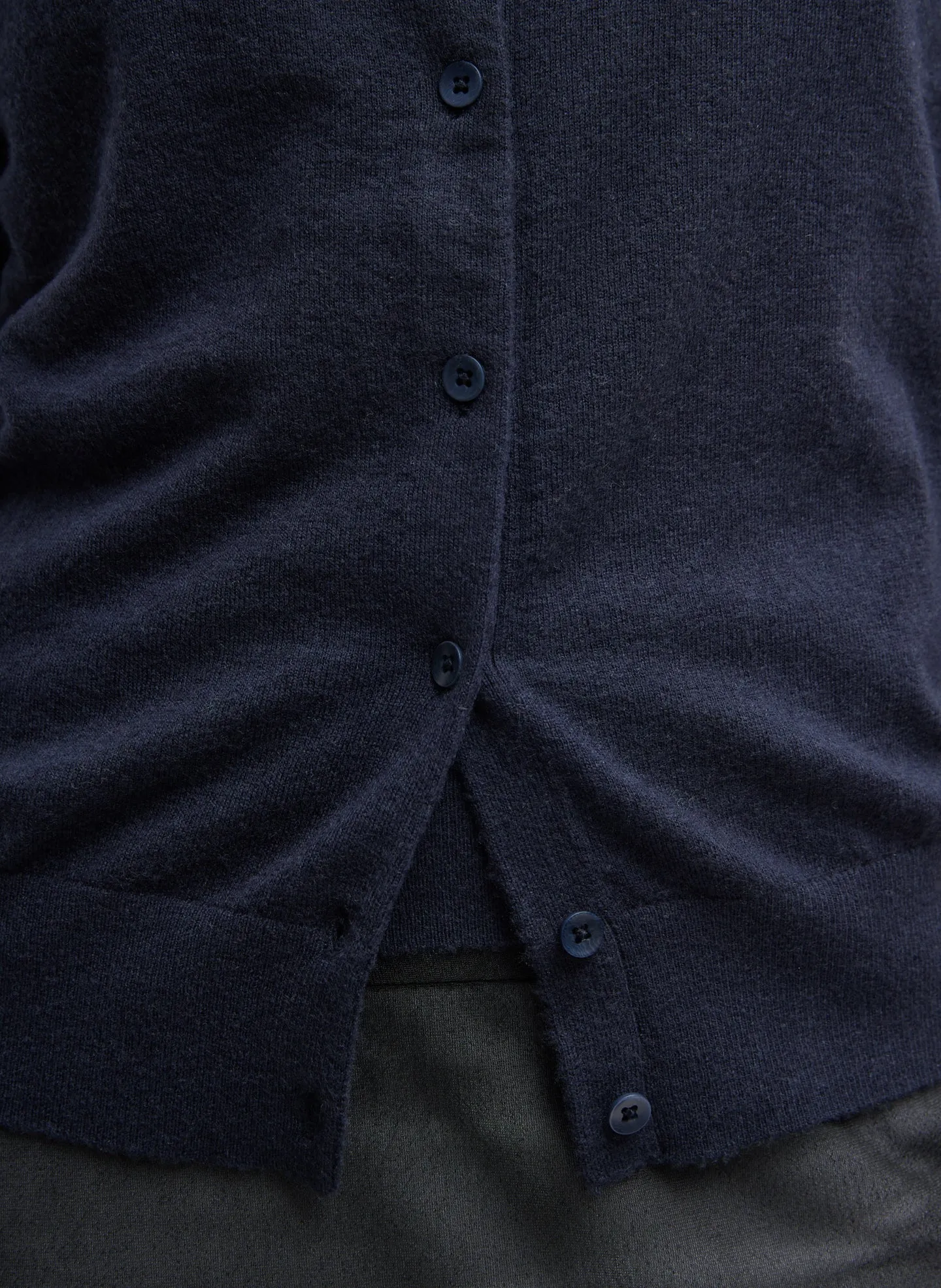Skinlike Mercerized Wool Shrunken Cardigan sold by Tibi product image thumbnail 2