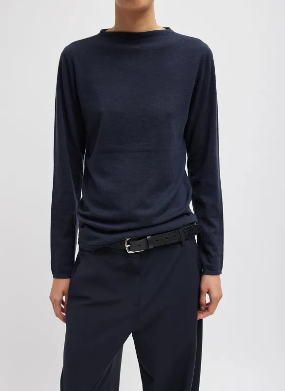 Skinlike Mercerized Wool Soft Sheer Pullover sold by Tibi