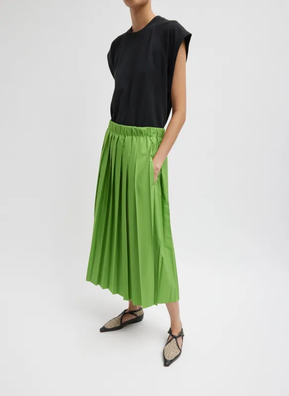 Nylon Pleated Pull On Skirt sold by Tibi