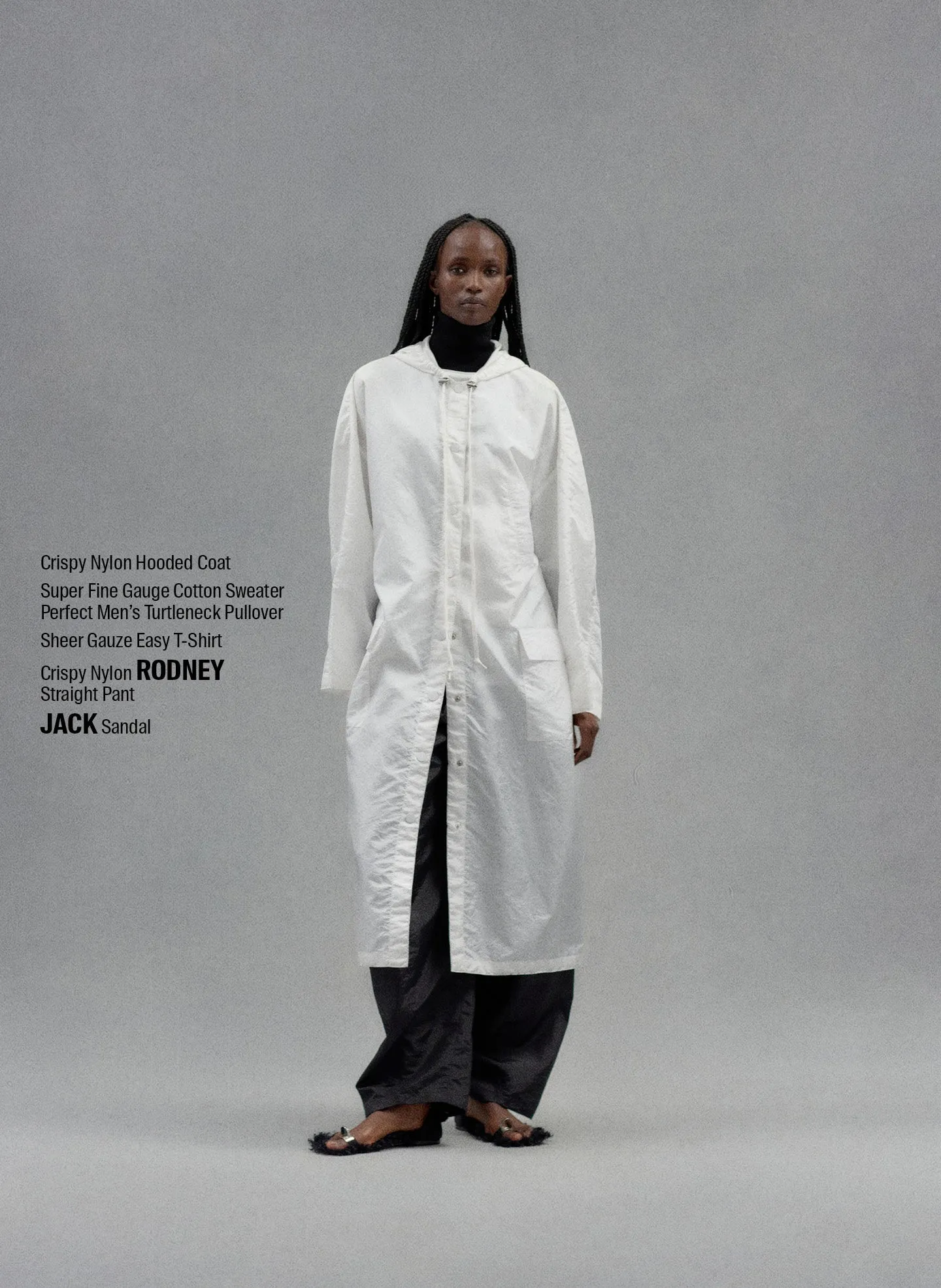 Crispy Nylon Hooded Coat sold by Tibi product image thumbnail 2