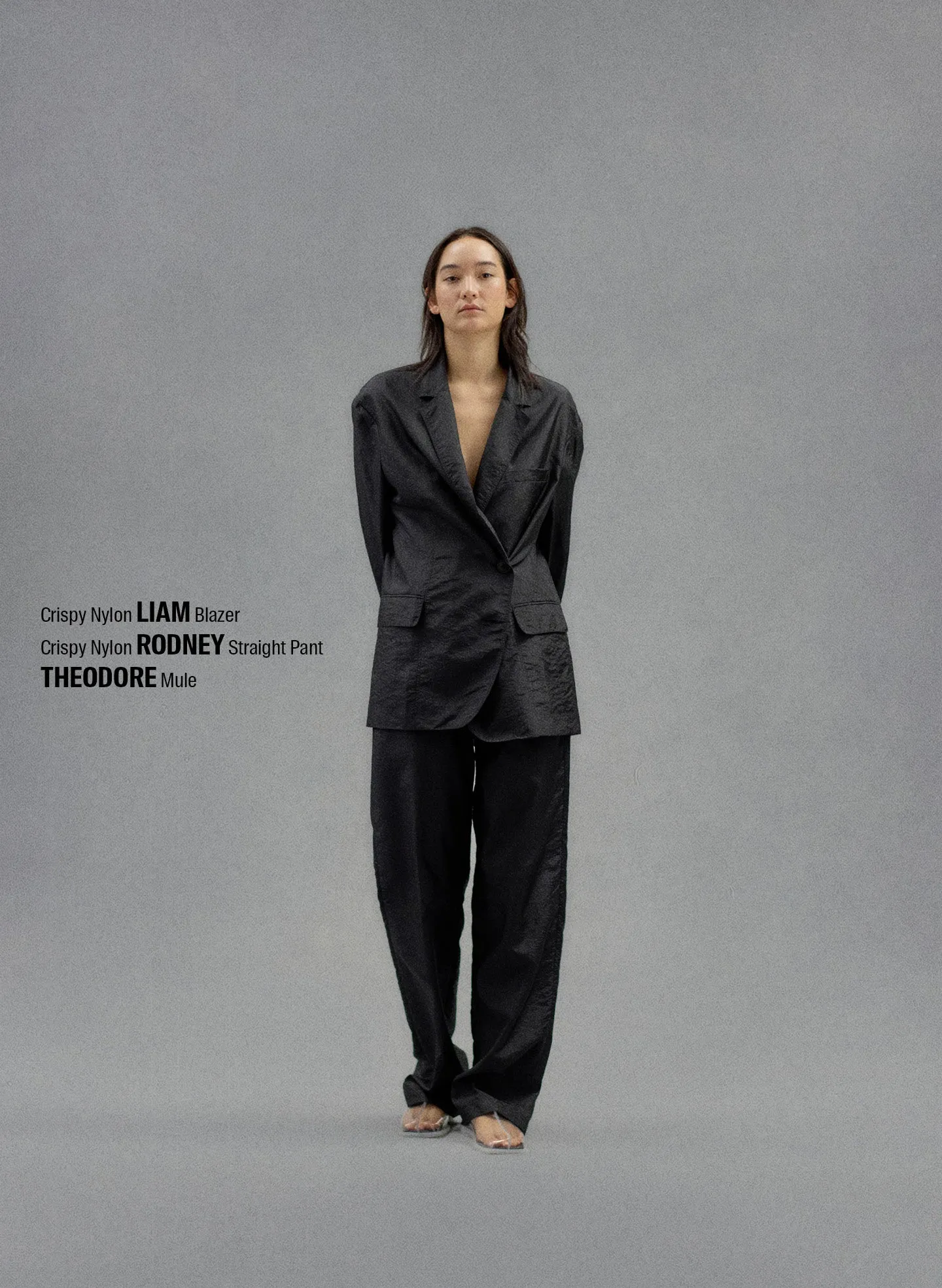 Crispy Nylon Rodney Trouser sold by Tibi product image thumbnail 2