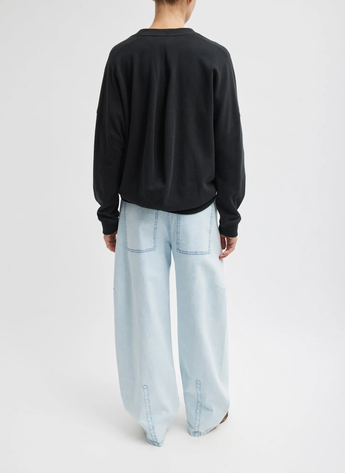 Bleached Denim Sid Jean sold by Tibi product image thumbnail 5
