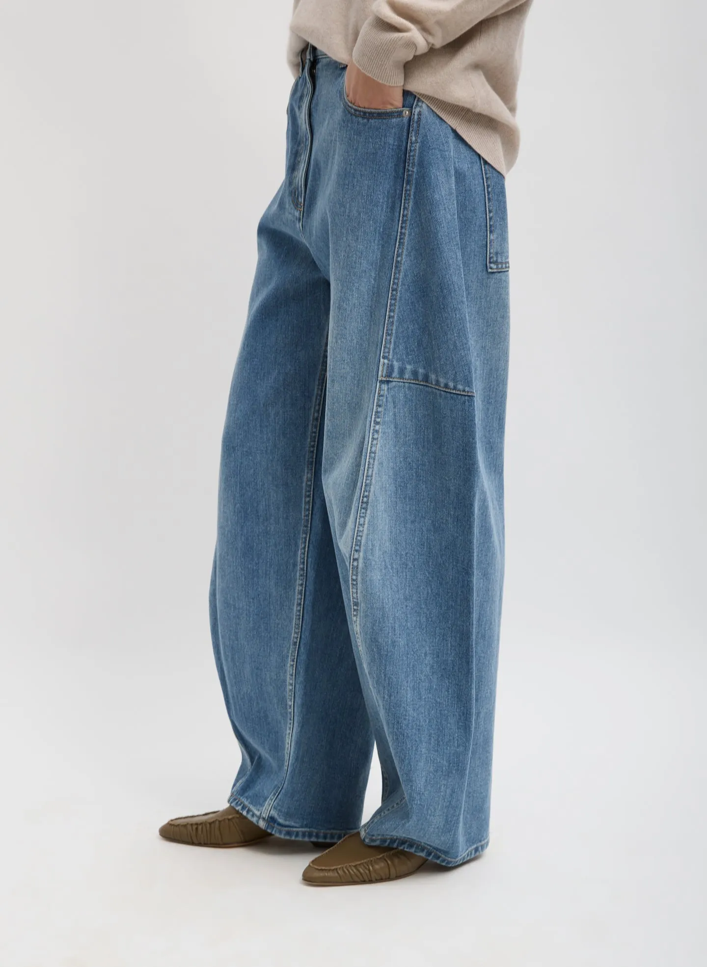 Classic Wash Denim Sid Jean sold by Tibi