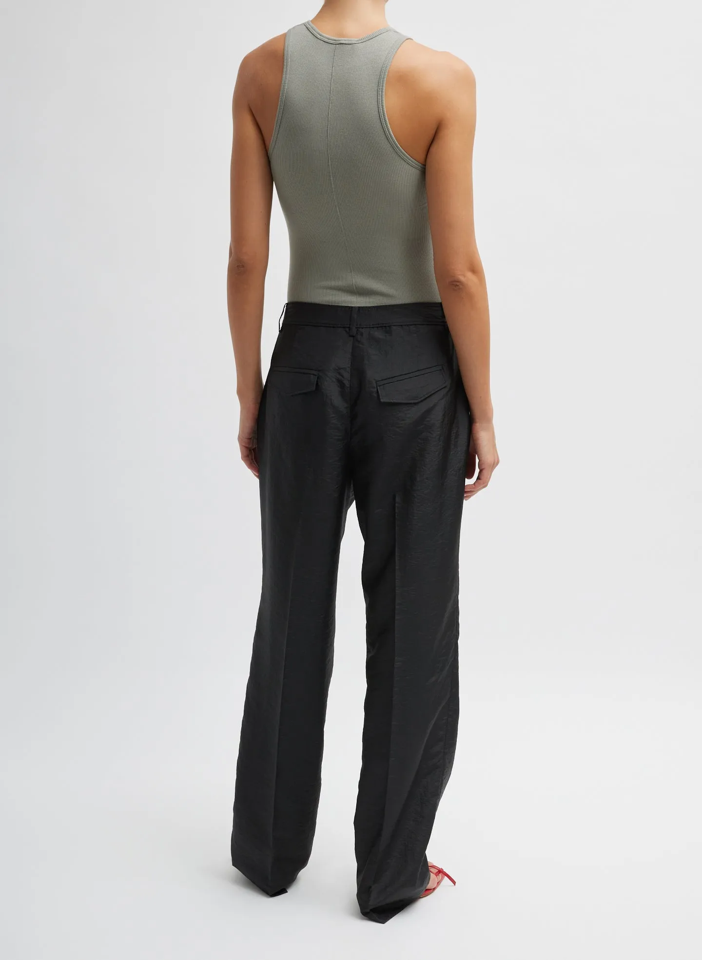 Circular Fine Rib T-Shirt Tank sold by Tibi product image thumbnail 5
