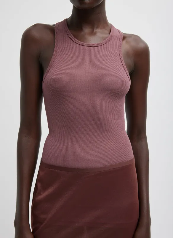 Circular Fine Rib T-Shirt Tank sold by Tibi