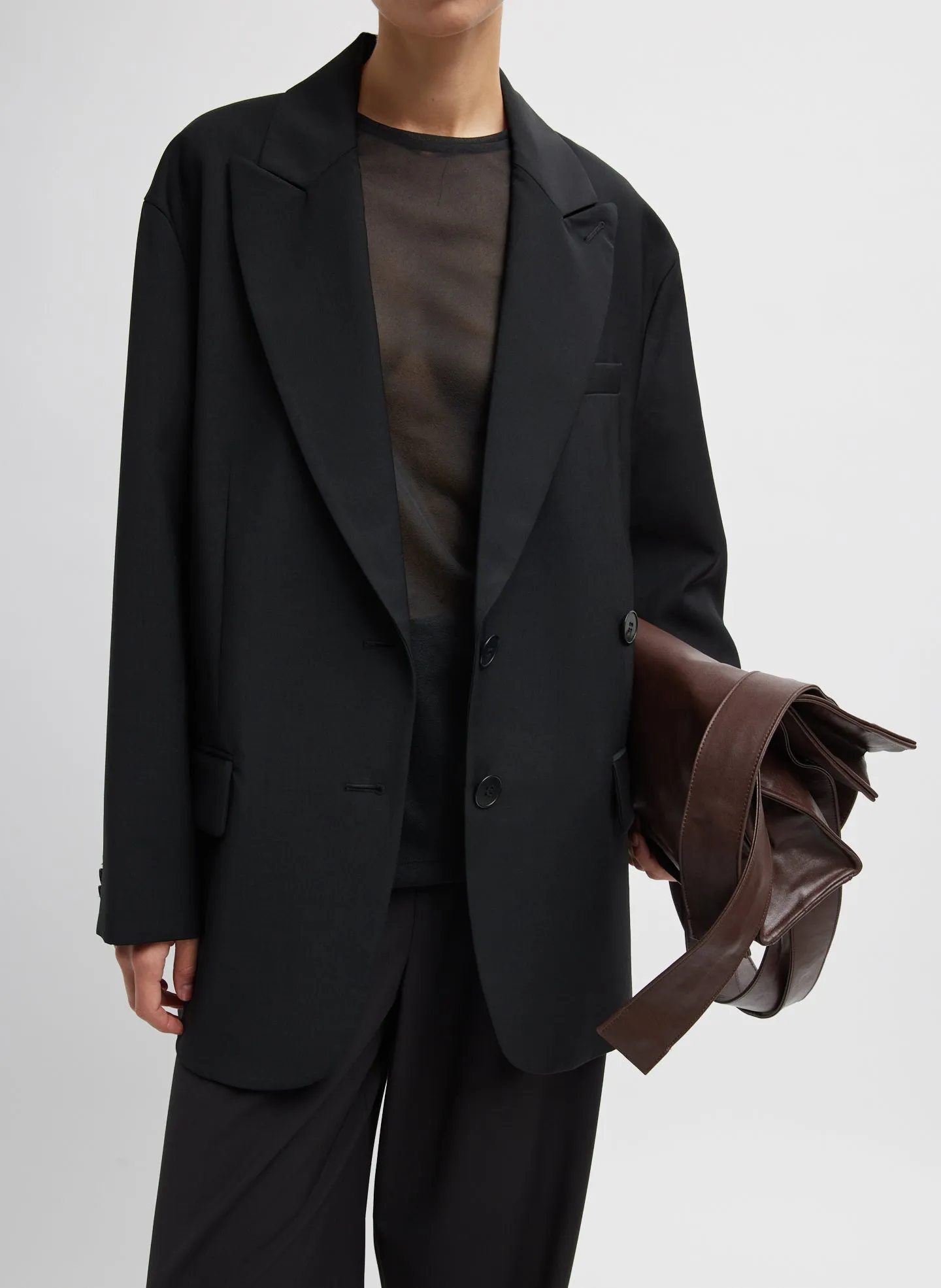 Tropical Wool Liam Blazer sold by Tibi