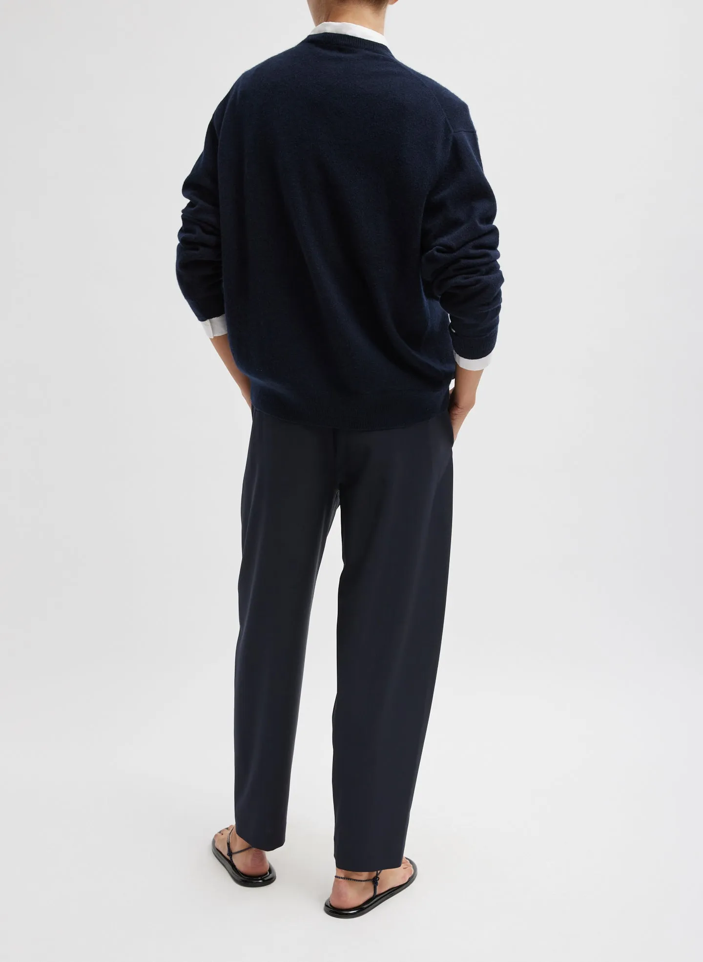 Tropical Wool Reese Sculpted Trouser sold by Tibi product image thumbnail 3