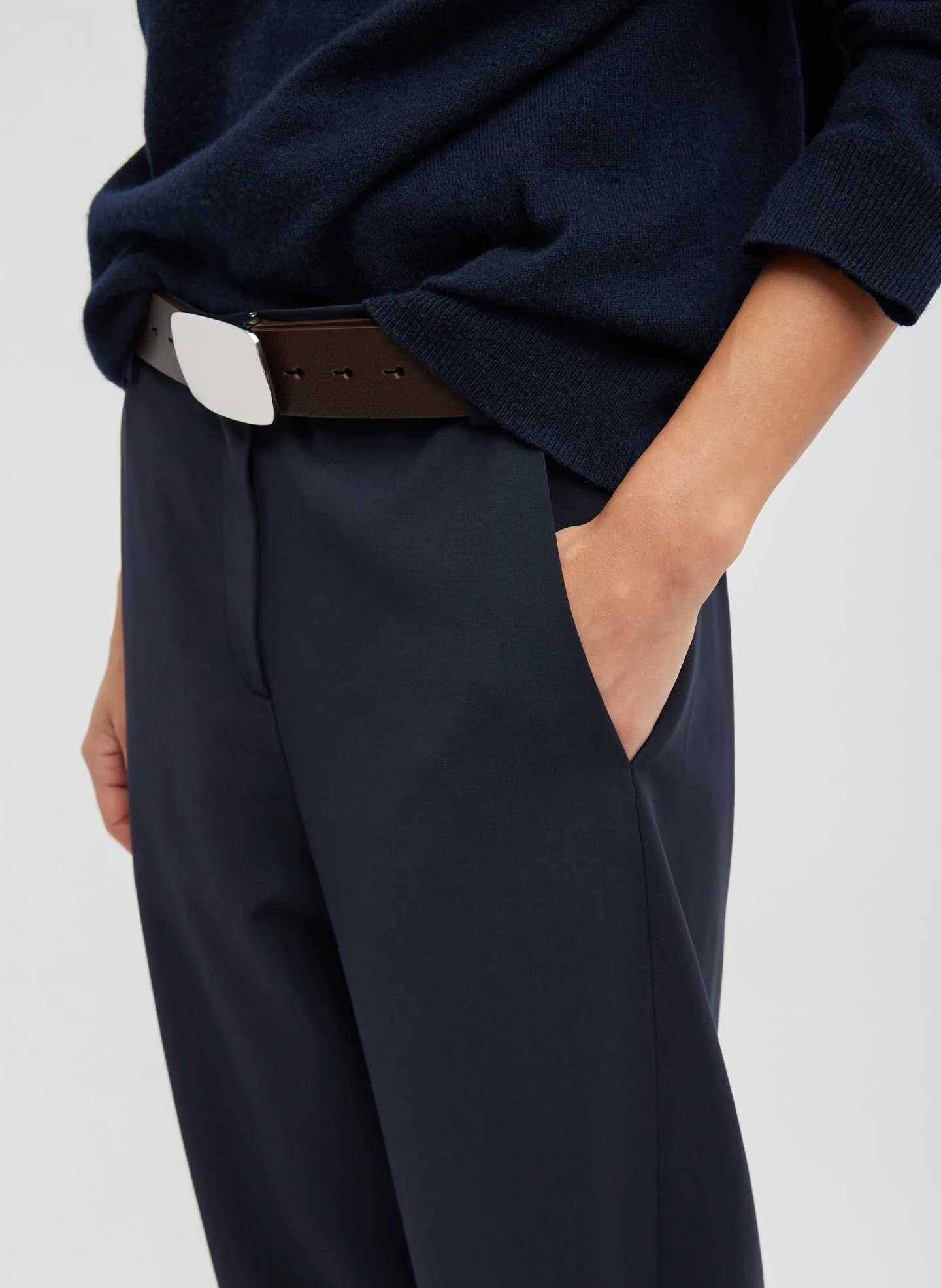 Tropical Wool Reese Sculpted Trouser sold by Tibi product image thumbnail 2