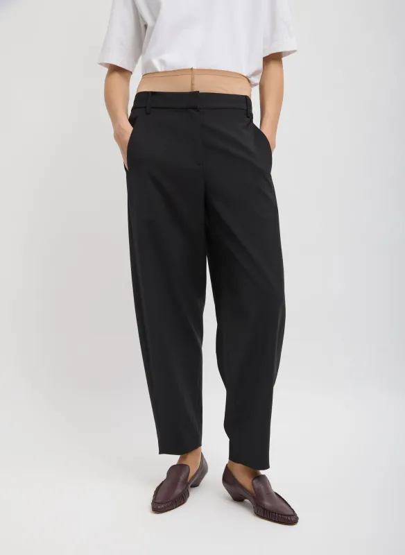 Tropical Wool Reese Sculpted Trouser made by Tibi