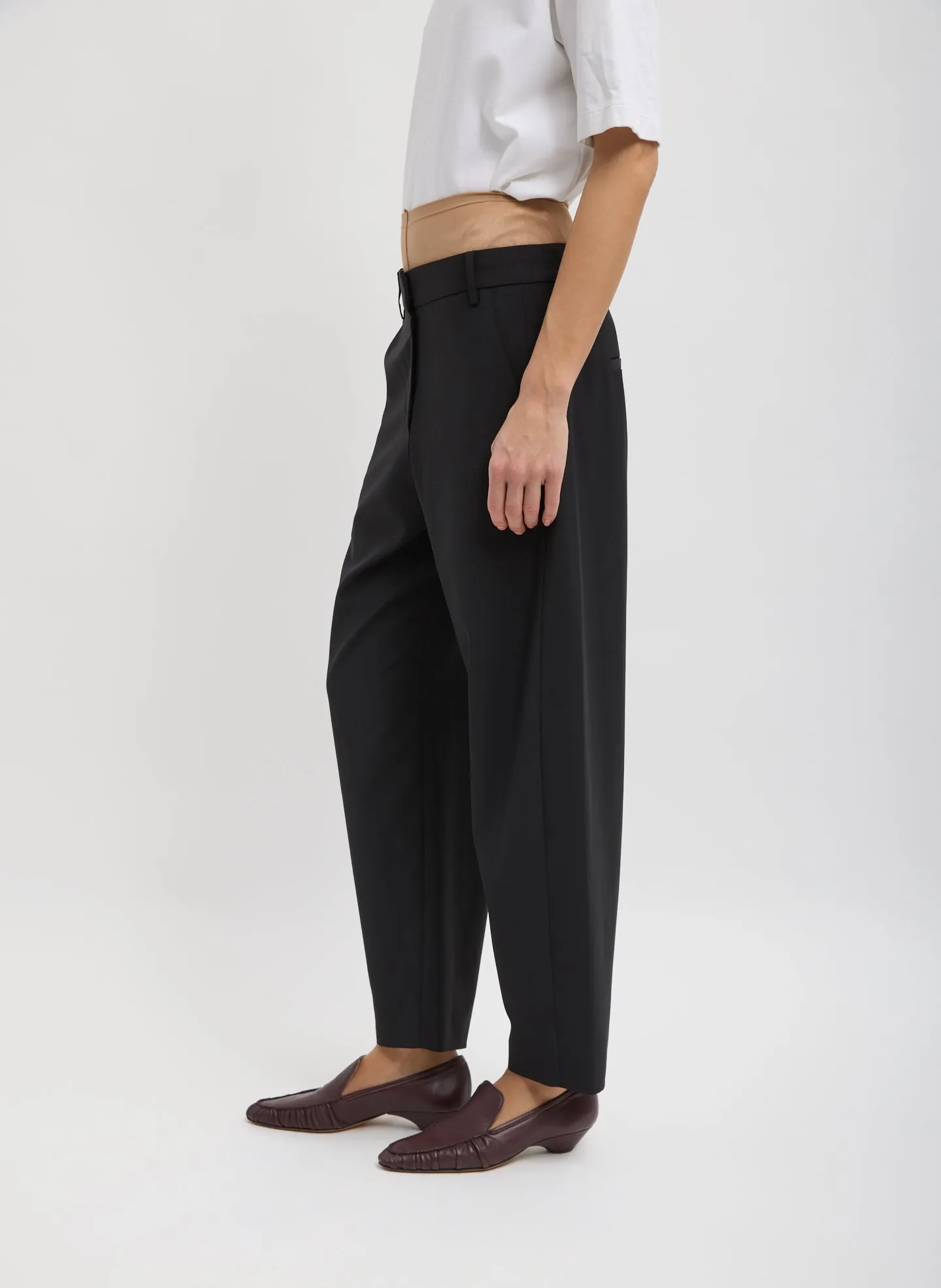 Tropical Wool Reese Sculpted Trouser sold by Tibi product image thumbnail 4