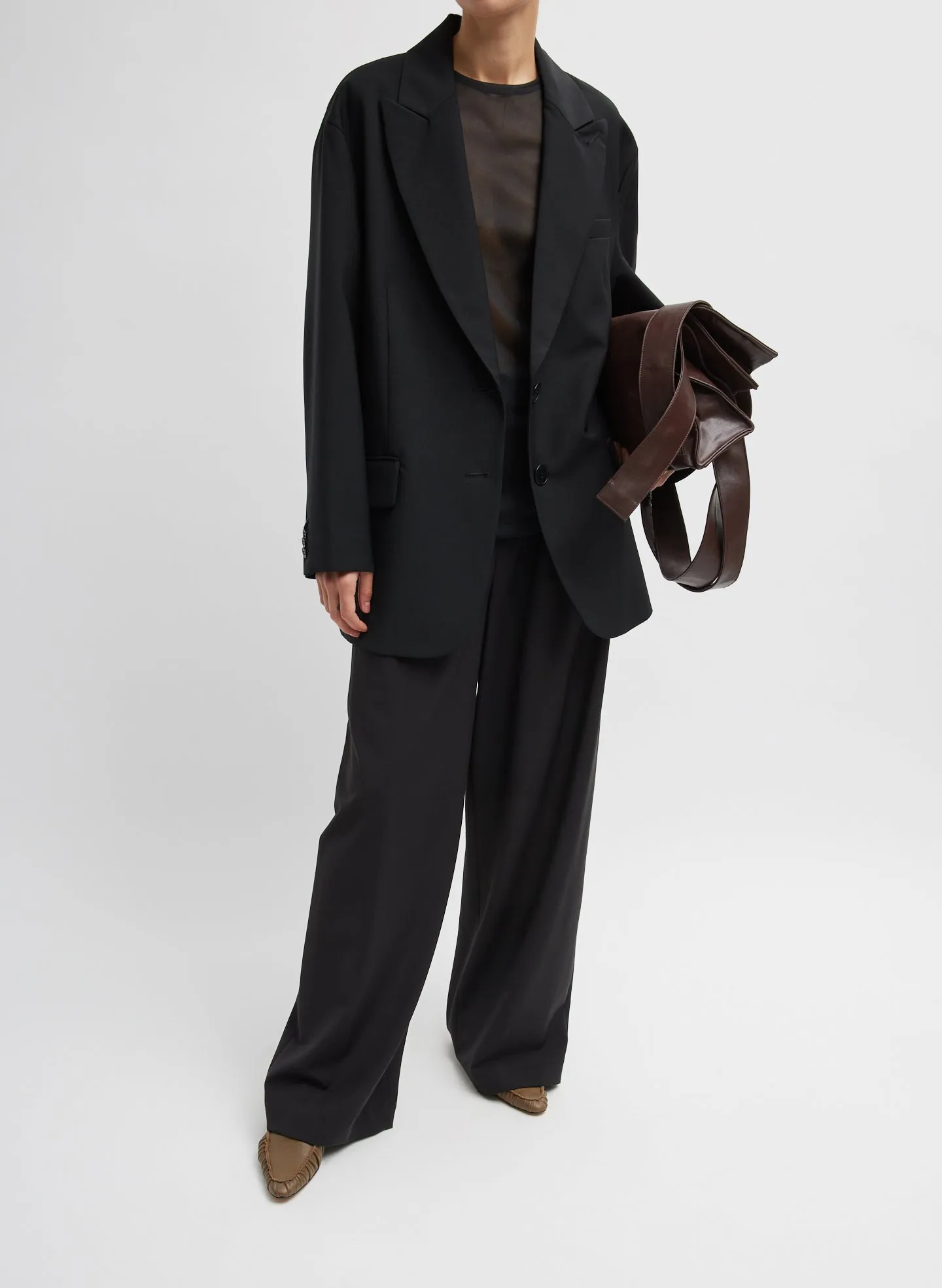 Tropical Wool Stella Pant sold by Tibi