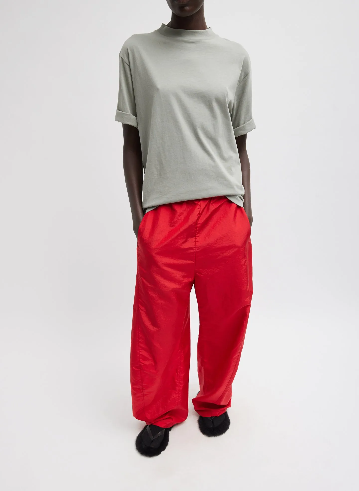 Mock Neck Unisex T-Shirt sold by Tibi product image thumbnail 3