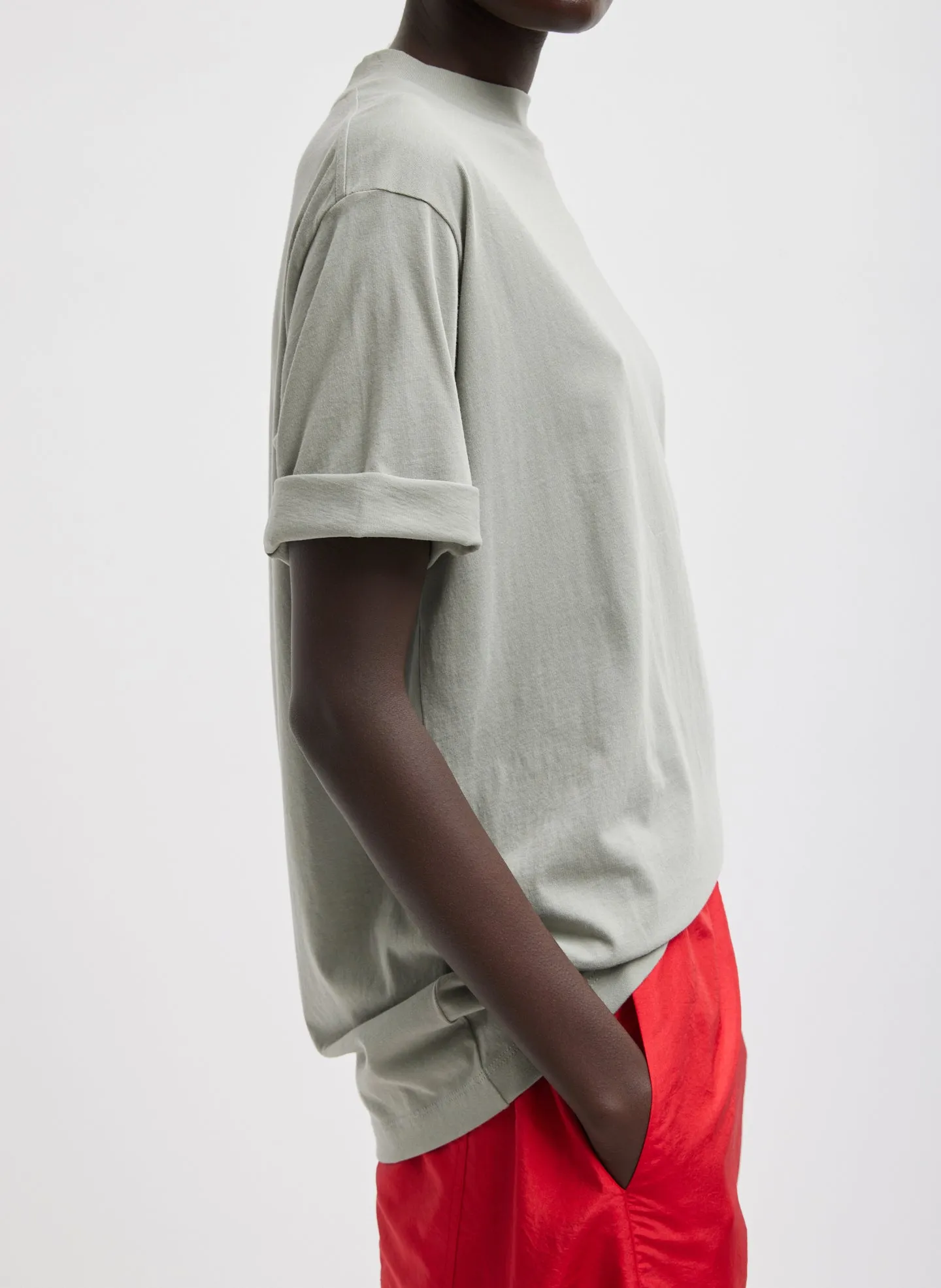 Mock Neck Unisex T-Shirt sold by Tibi product image thumbnail 4