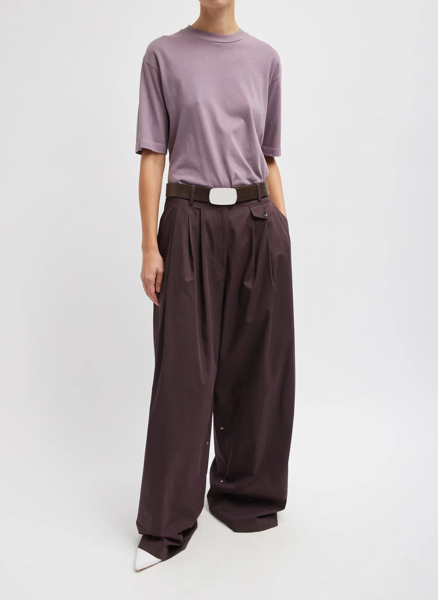 Mock Neck Unisex T-Shirt sold by Tibi