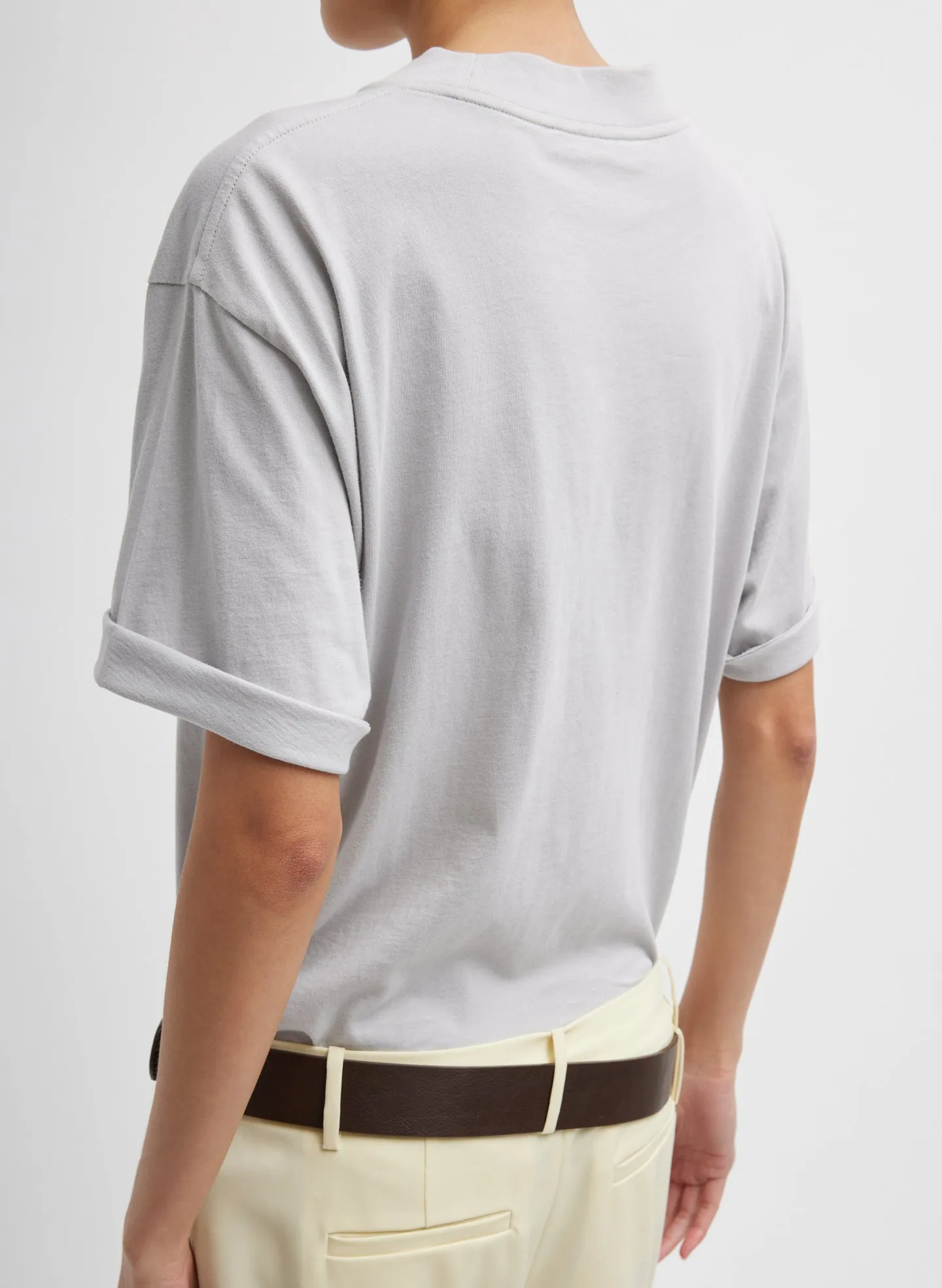 Mock Neck Unisex T-Shirt sold by Tibi product image thumbnail 4