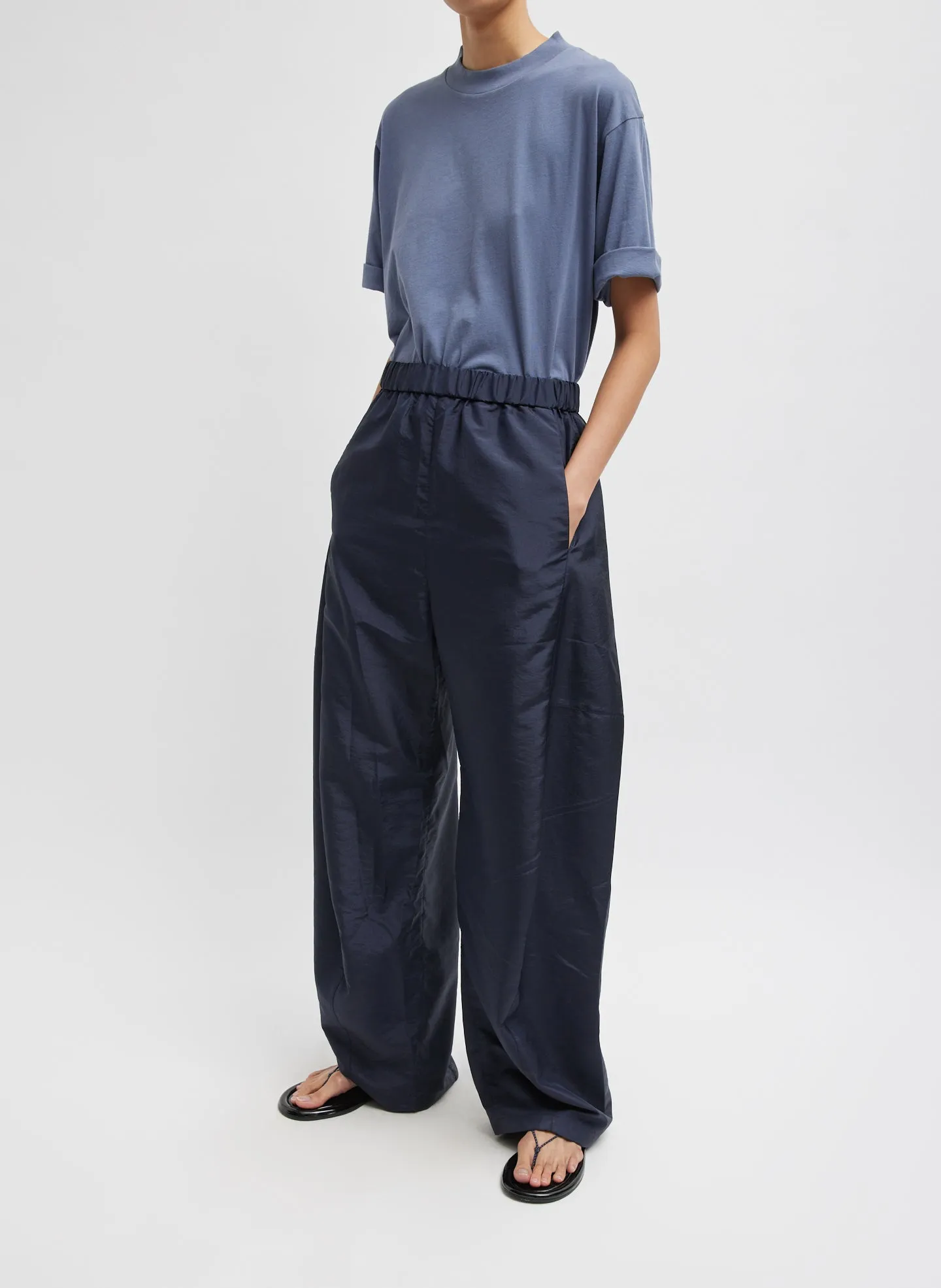 Mock Neck Unisex T-Shirt sold by Tibi product image thumbnail 4