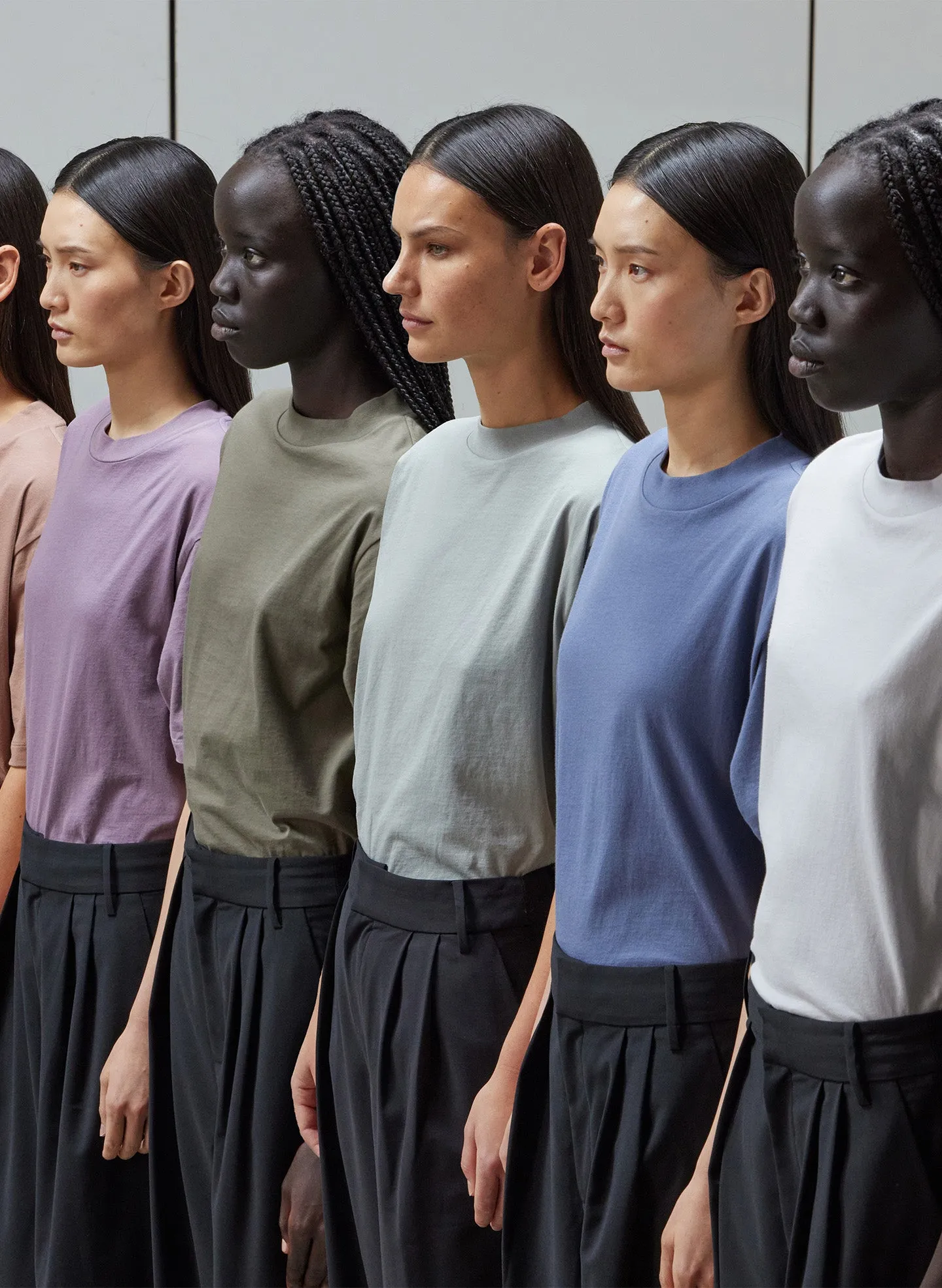 Mock Neck Unisex T-Shirt sold by Tibi product image thumbnail 2