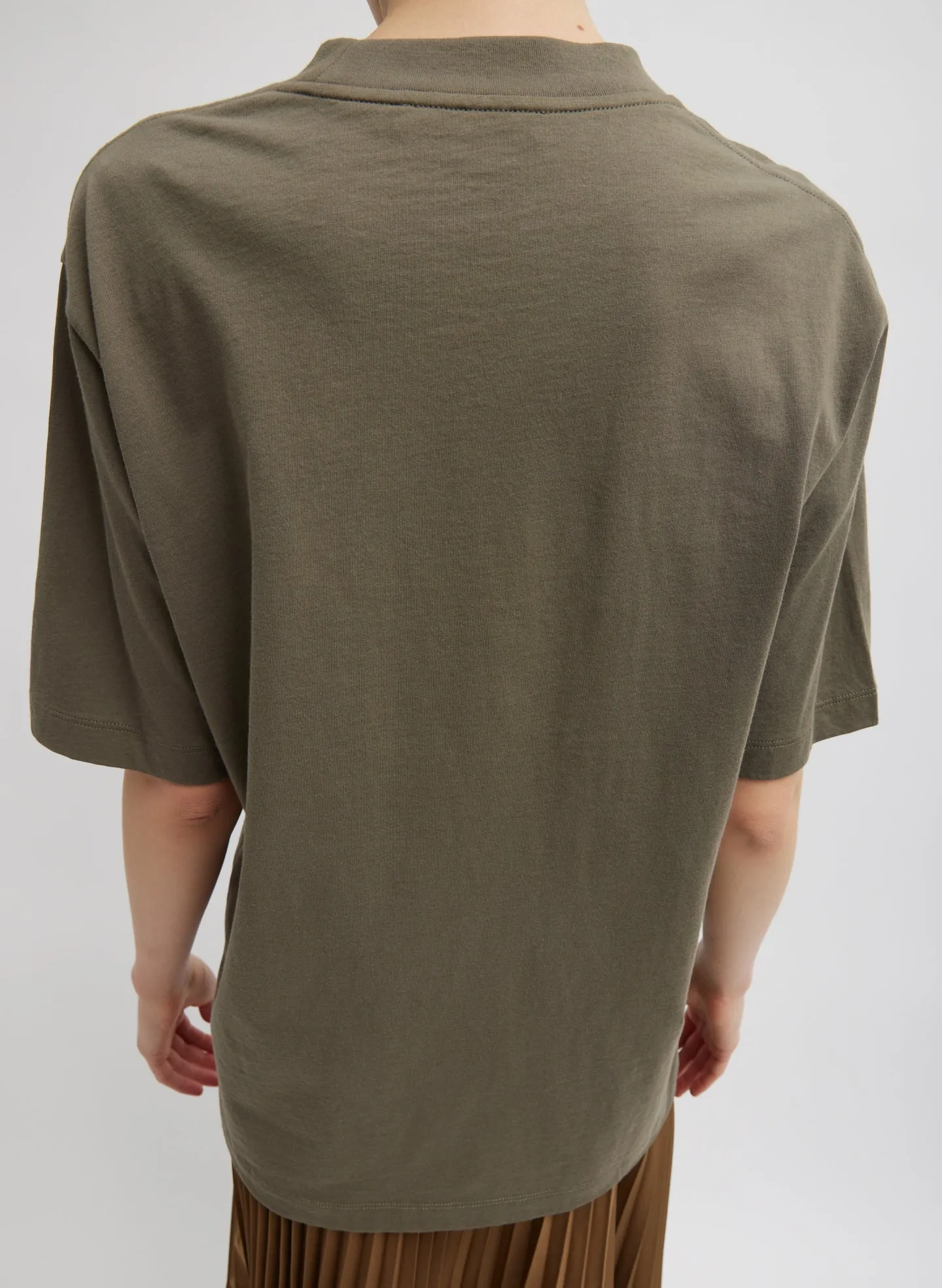 Mock Neck Unisex T-Shirt sold by Tibi product image thumbnail 3