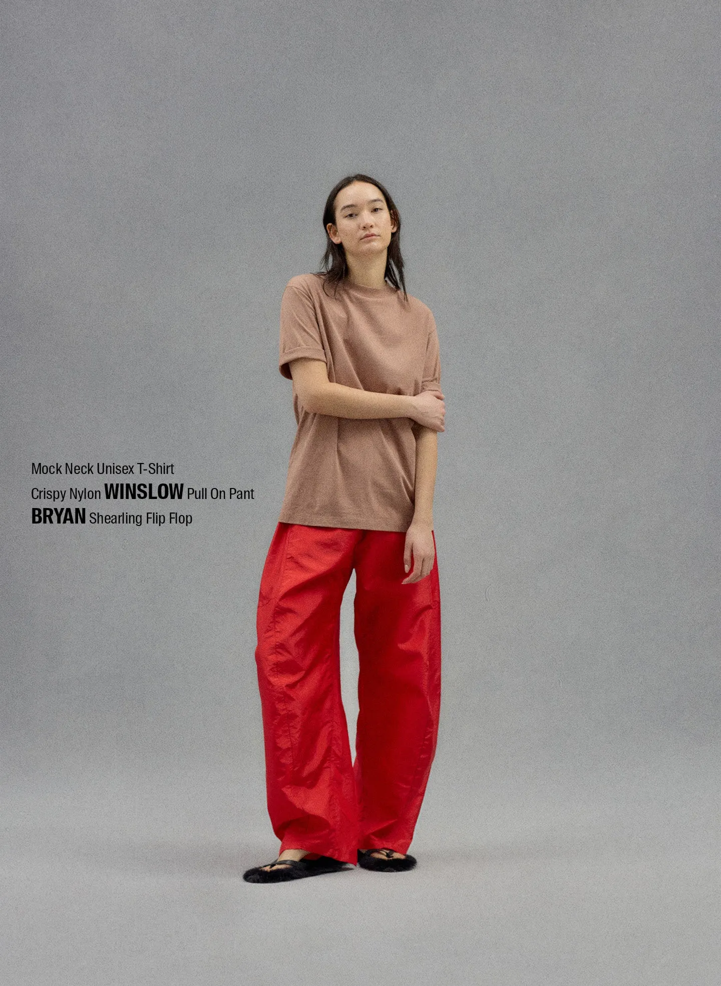 Mock Neck Unisex T-Shirt sold by Tibi product image thumbnail 2