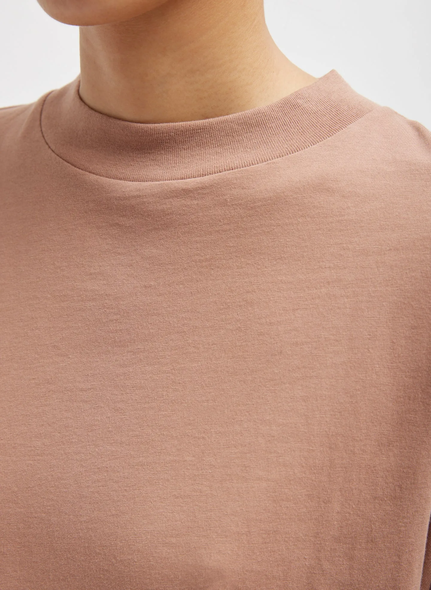 Mock Neck Unisex T-Shirt sold by Tibi product image thumbnail 4