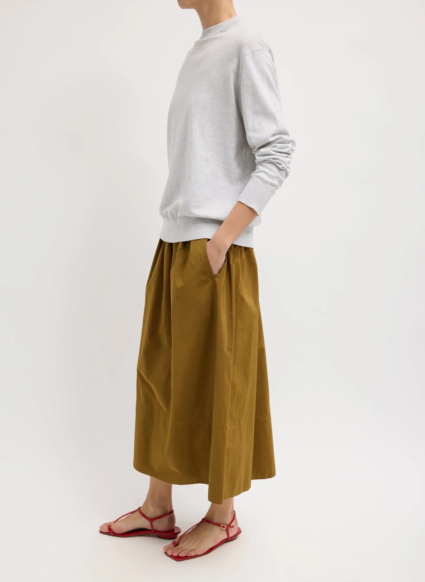 Nylon Pull On Full Skirt sold by Tibi product image thumbnail 2