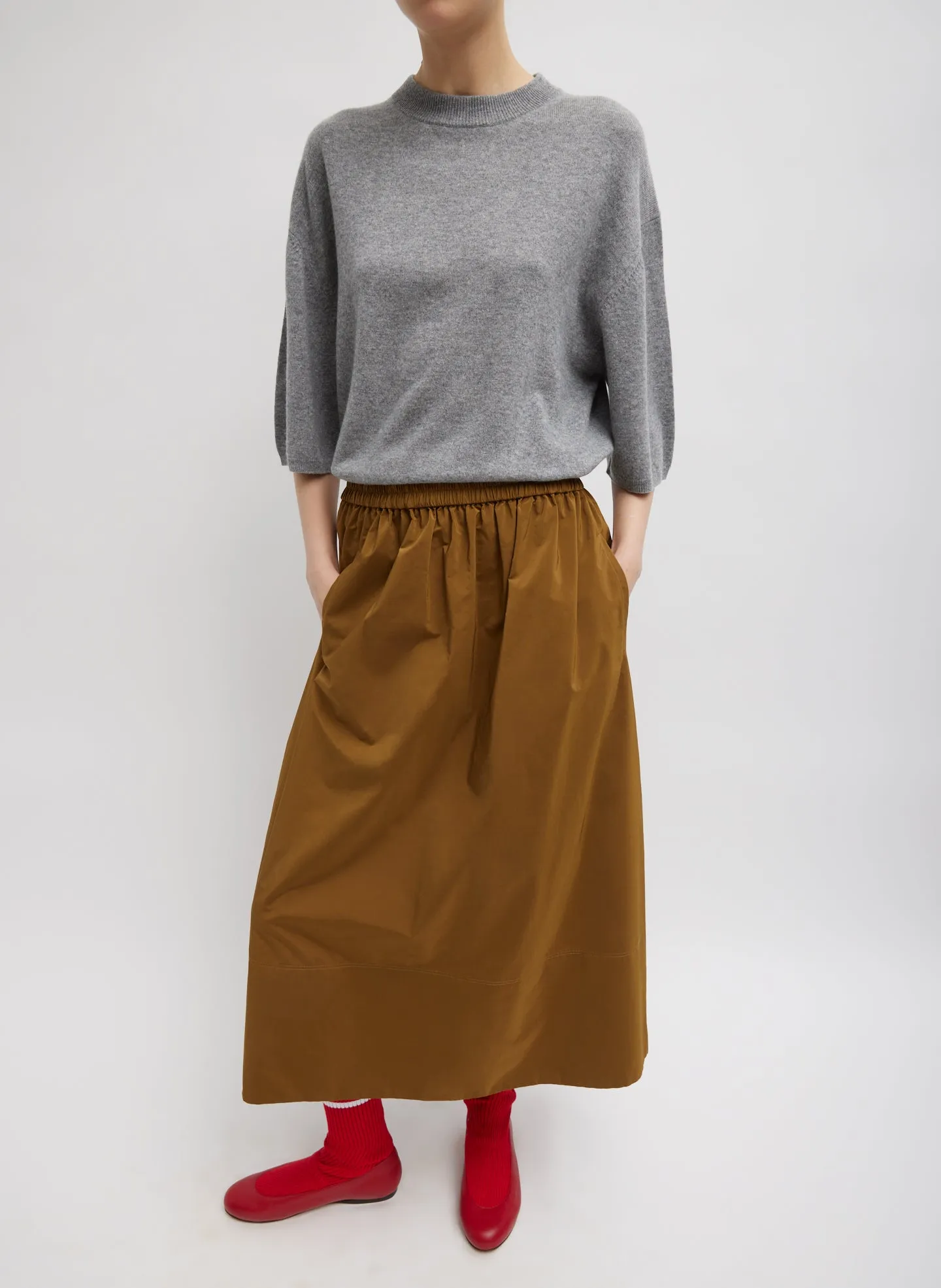 Nylon Pull On Full Skirt sold by Tibi product image thumbnail 4