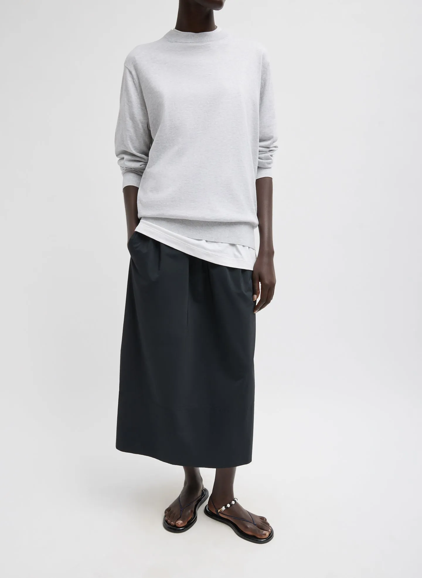 Nylon Pull On Full Skirt sold by Tibi