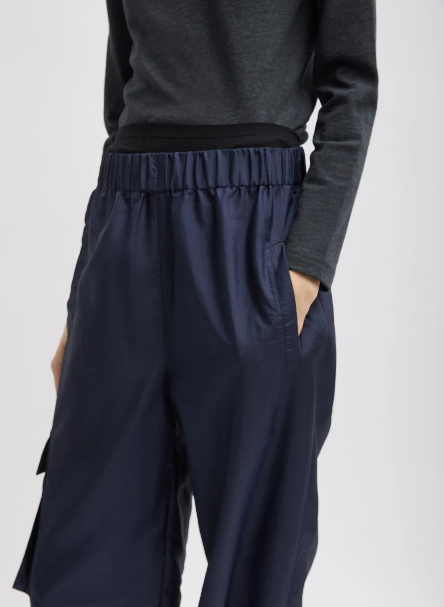 Crispy Nylon Wilt Pull On Jogger sold by Tibi product image thumbnail 3