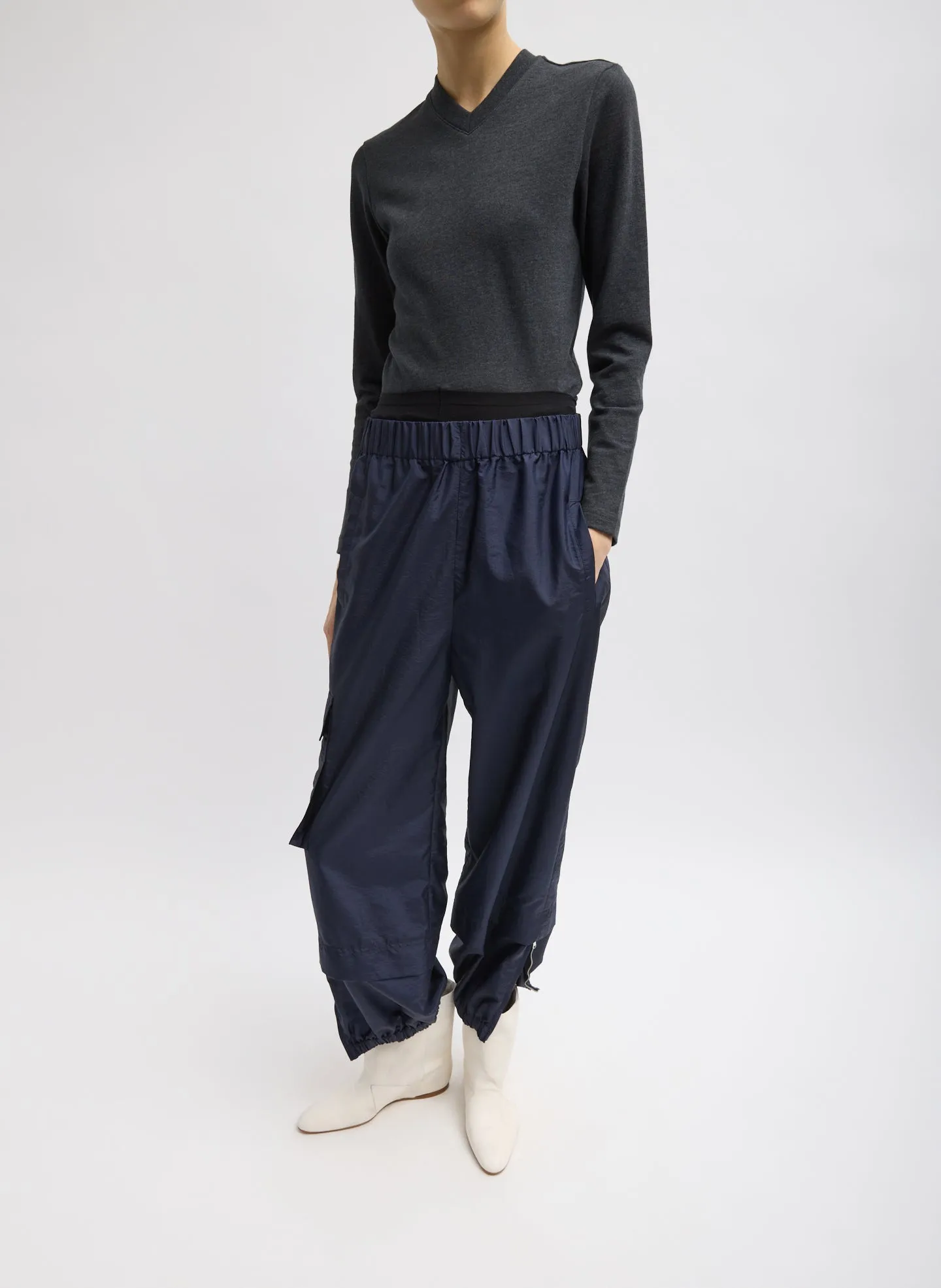 Crispy Nylon Wilt Pull On Jogger sold by Tibi