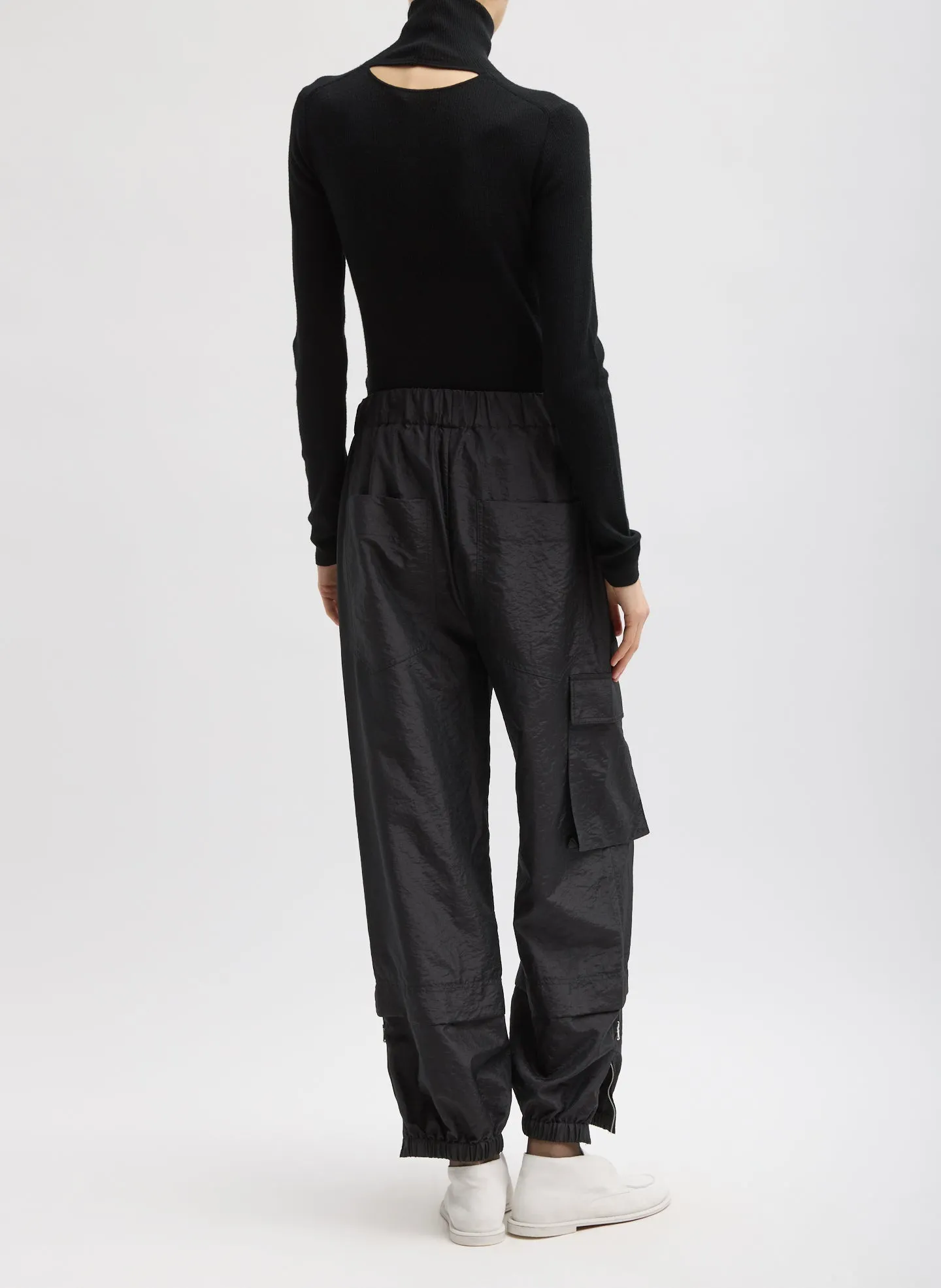 Crispy Nylon Wilt Pull On Jogger sold by Tibi product image thumbnail 2