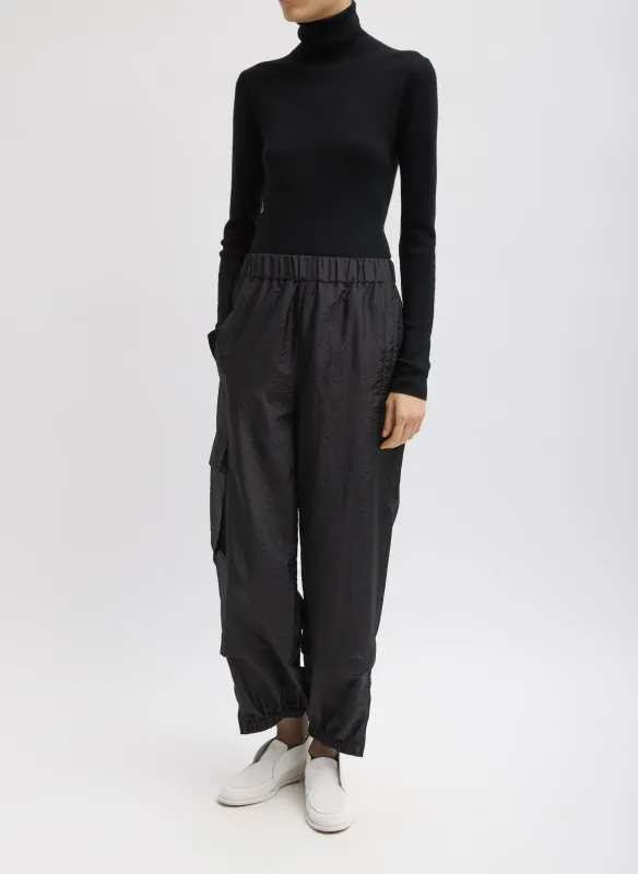 Crispy Nylon Wilt Pull On Jogger sold by Tibi