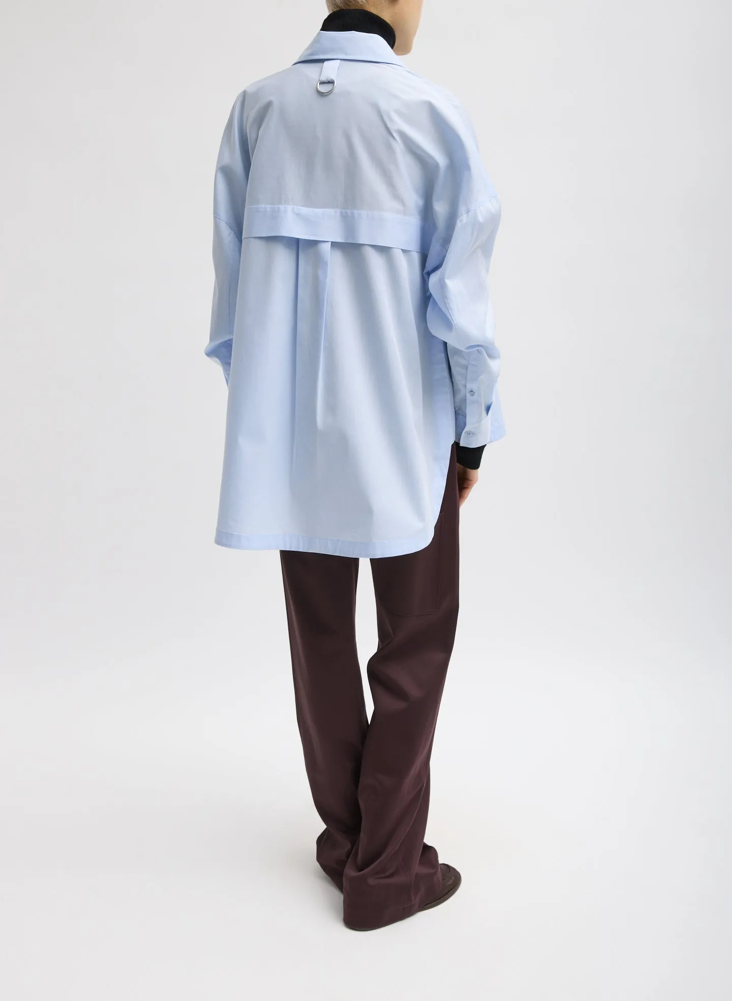 Gabe Oversized Shirt sold by Tibi product image thumbnail 4
