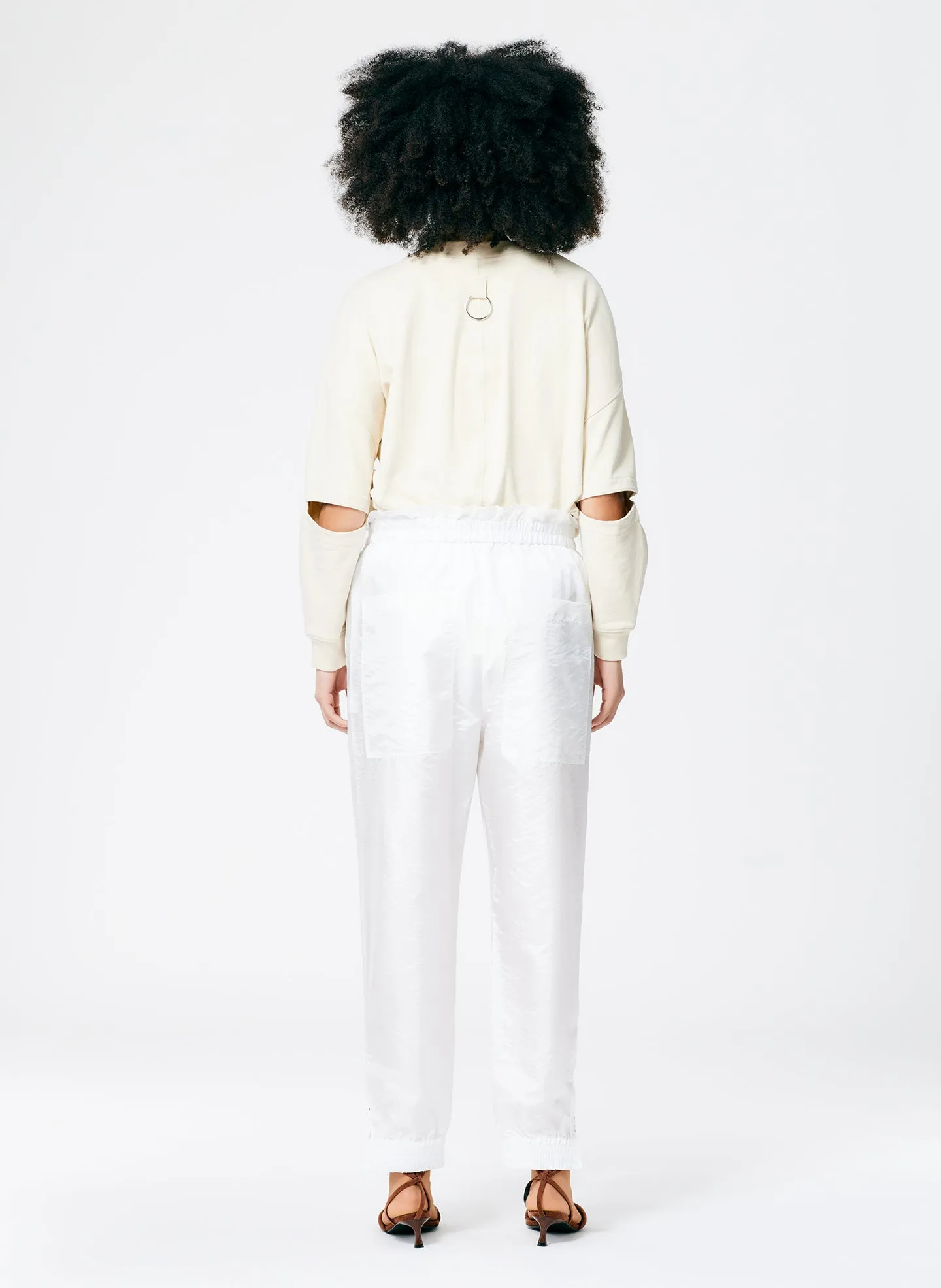 Crispy Nylon Paper Bag Felix Jogger sold by Tibi product image thumbnail 3