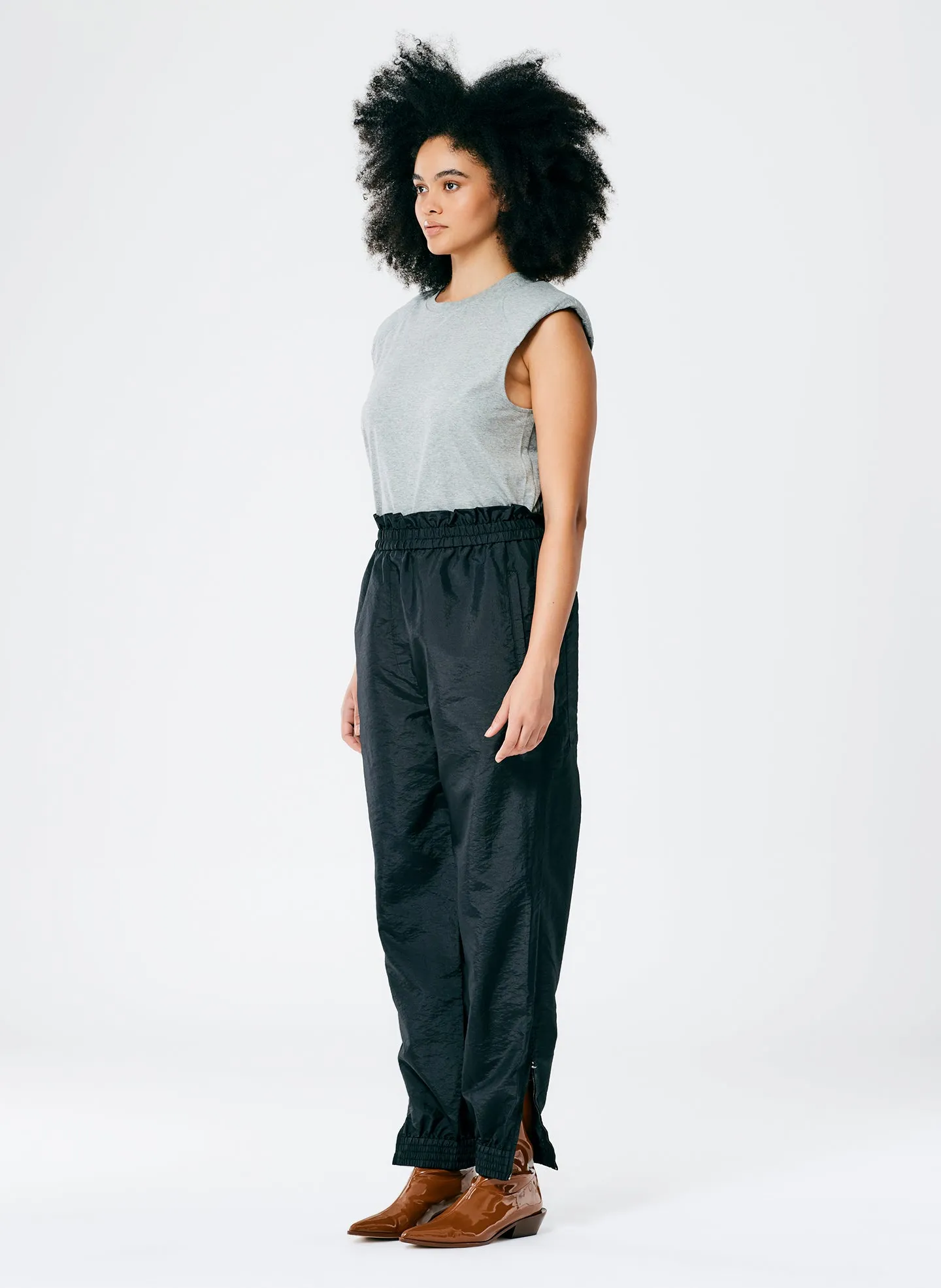 Crispy Nylon Paper Bag Felix Jogger sold by Tibi product image thumbnail 3