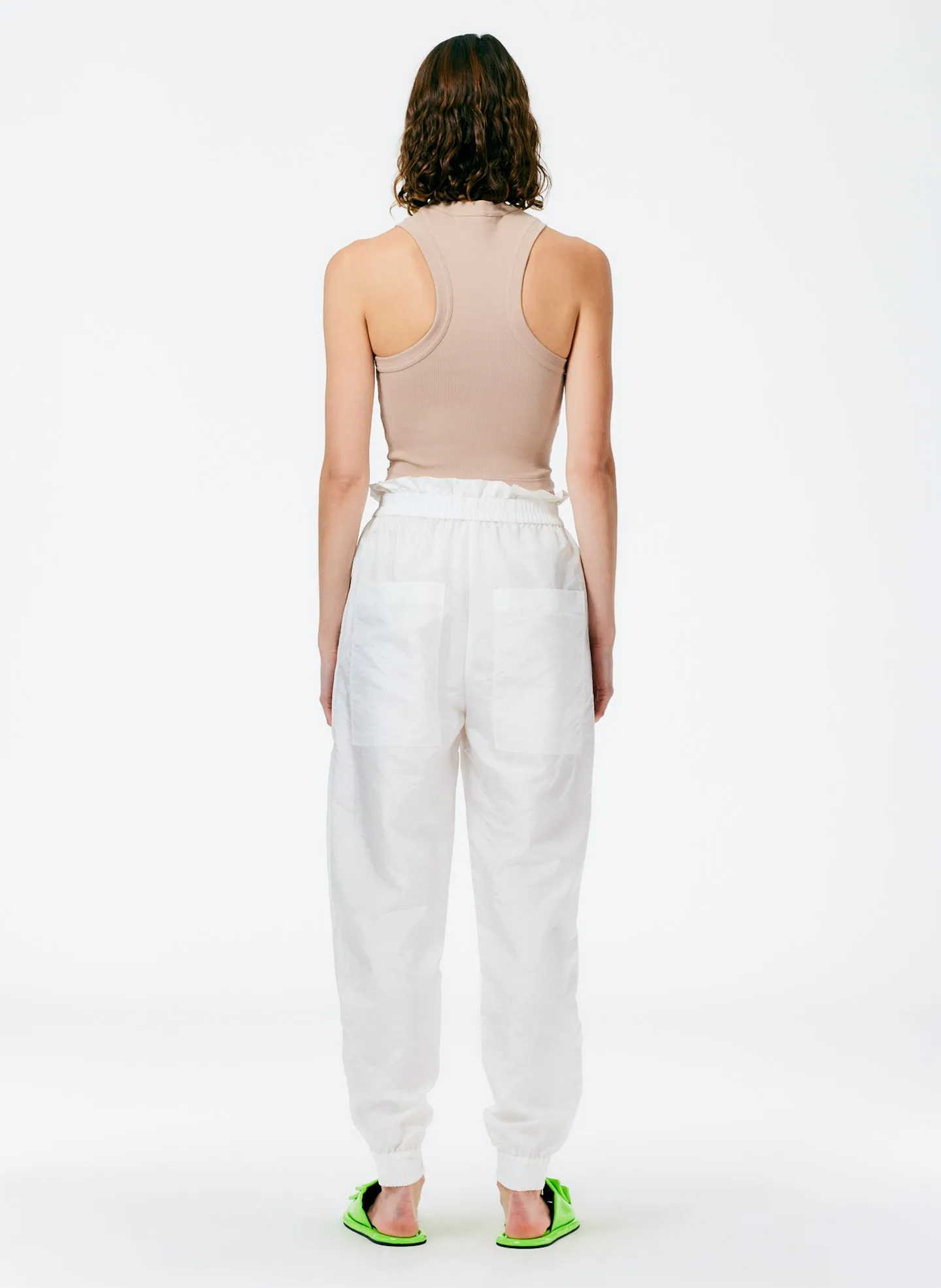 Ribbed T-Shirt Cropped Tank sold by Tibi product image thumbnail 4