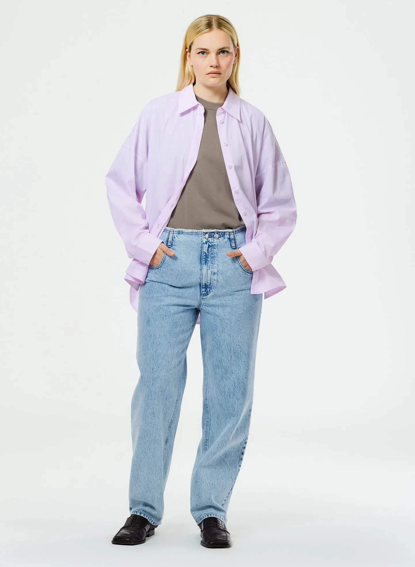Acid Iceberg Denim Newman Jean sold by Tibi