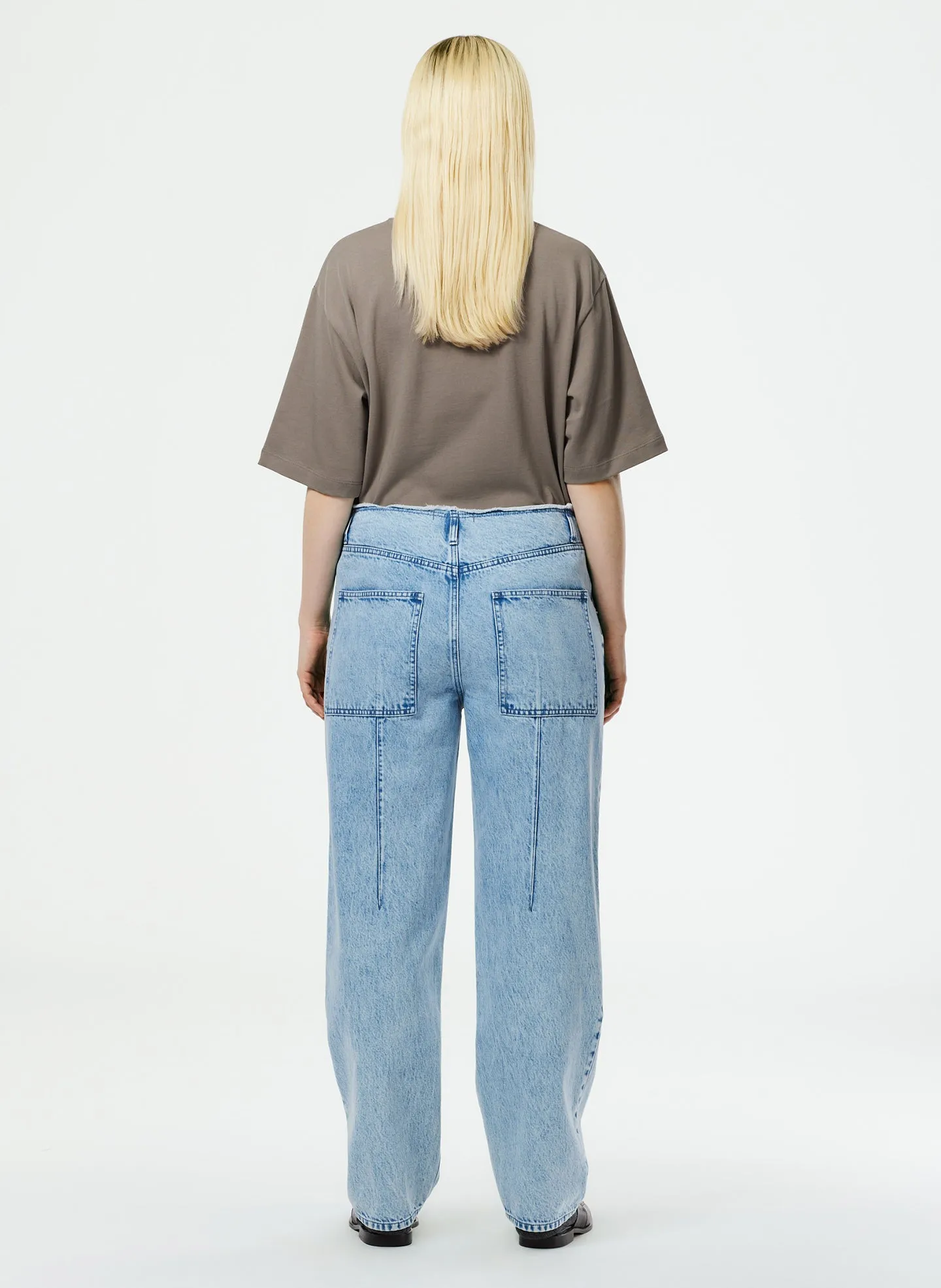 Acid Iceberg Denim Newman Jean sold by Tibi product image thumbnail 3