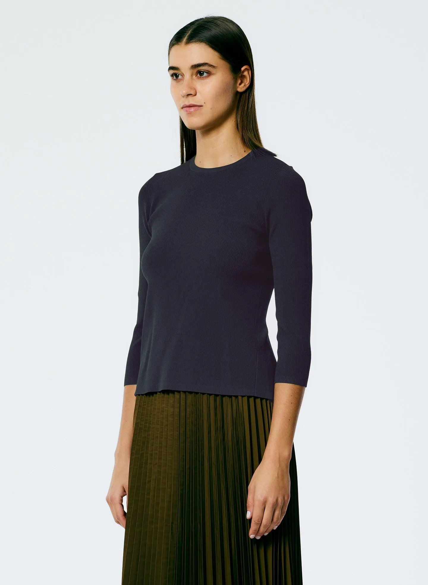 Giselle Stretch Sweater Circle Openback Pullover sold by Tibi product image thumbnail 3