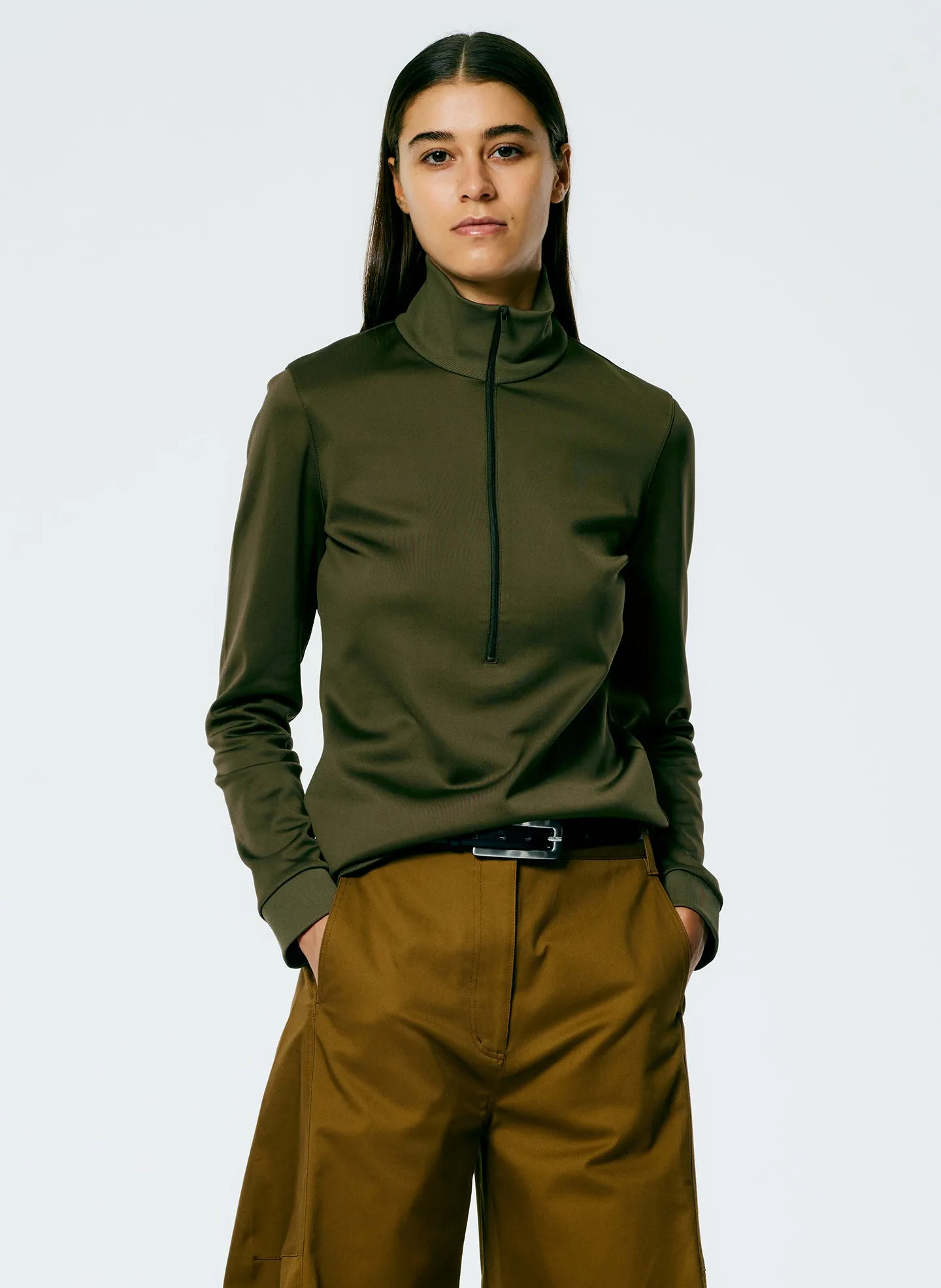 Active Knit Slim Sporty Top sold by Tibi product image thumbnail 2