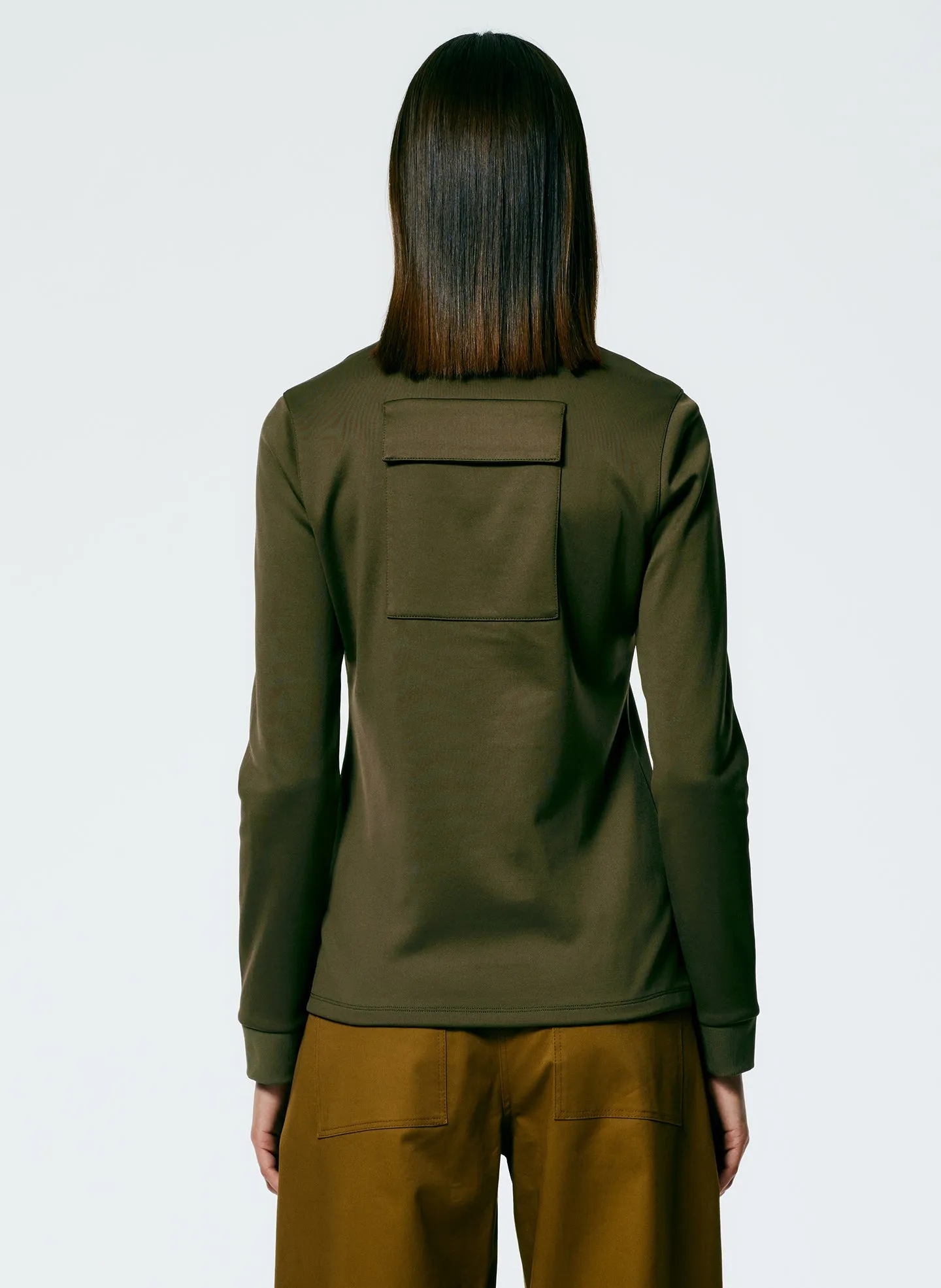 Active Knit Slim Sporty Top sold by Tibi product image thumbnail 4