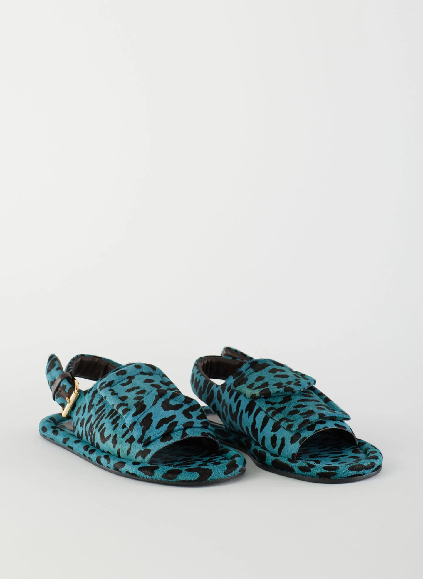 Pony Hair Calf Print Slingback Beryen Sandal sold by Tibi product image thumbnail 3