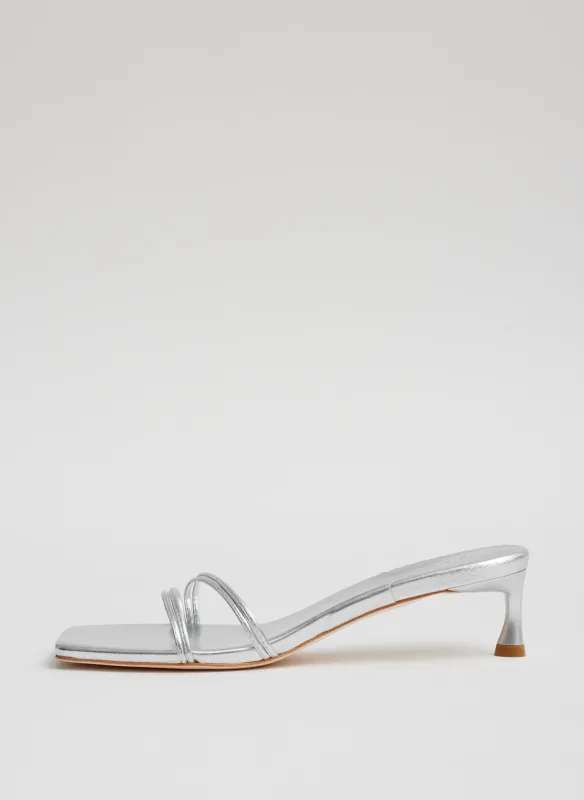 Metallic Nappa Jim Sandal made by Tibi