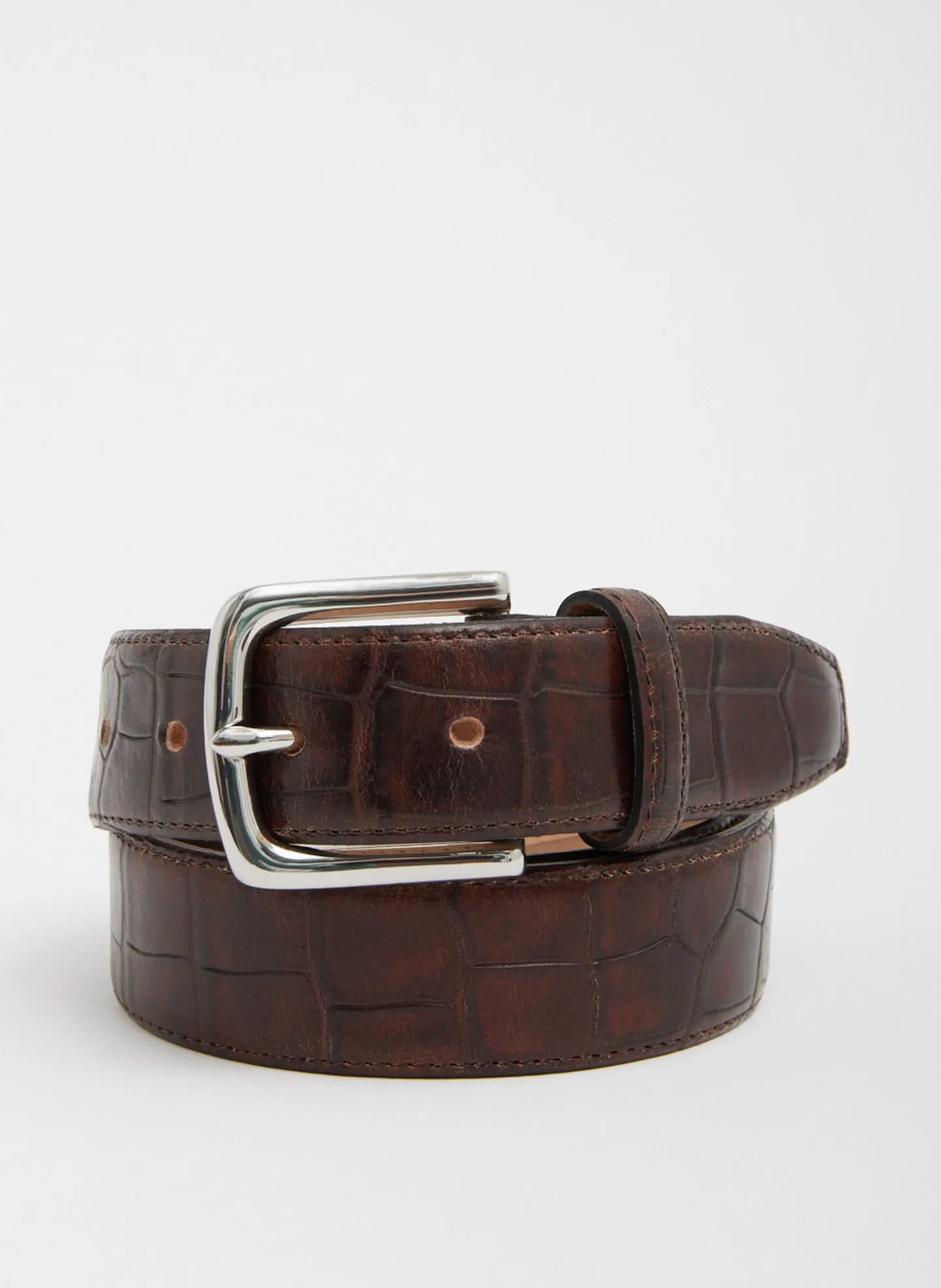 Classic Men's Croc Leather Belt sold by Tibi