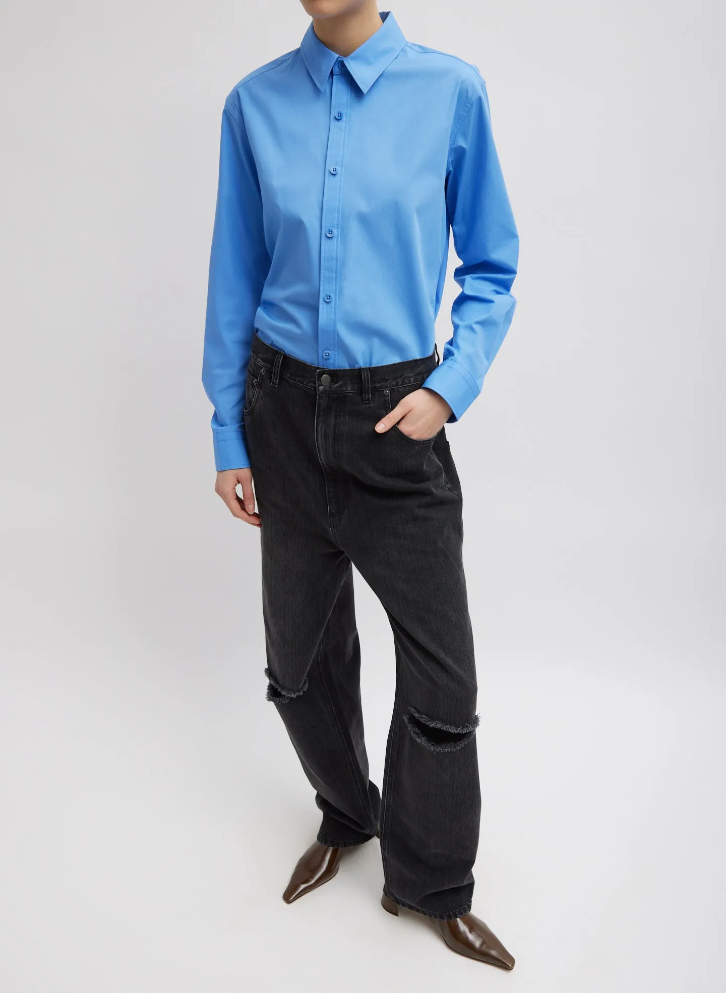Vintage Black Denim Ryder Jean sold by Tibi product image thumbnail 4