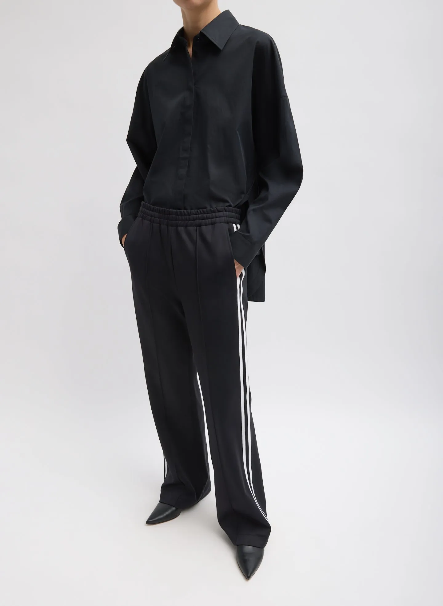 Active Knit Scottie Striped Jogger sold by Tibi