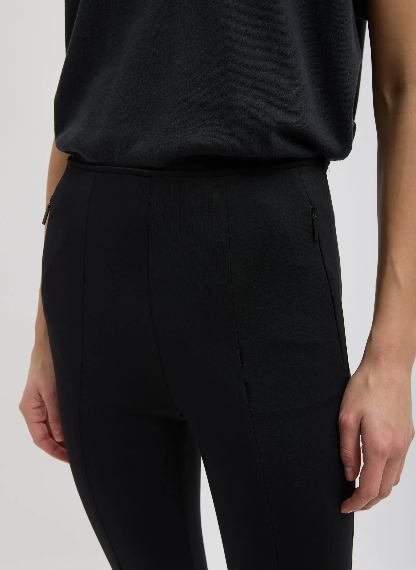 Compact Ultra Stretch Knit Stirrup Legging sold by Tibi product image thumbnail 3